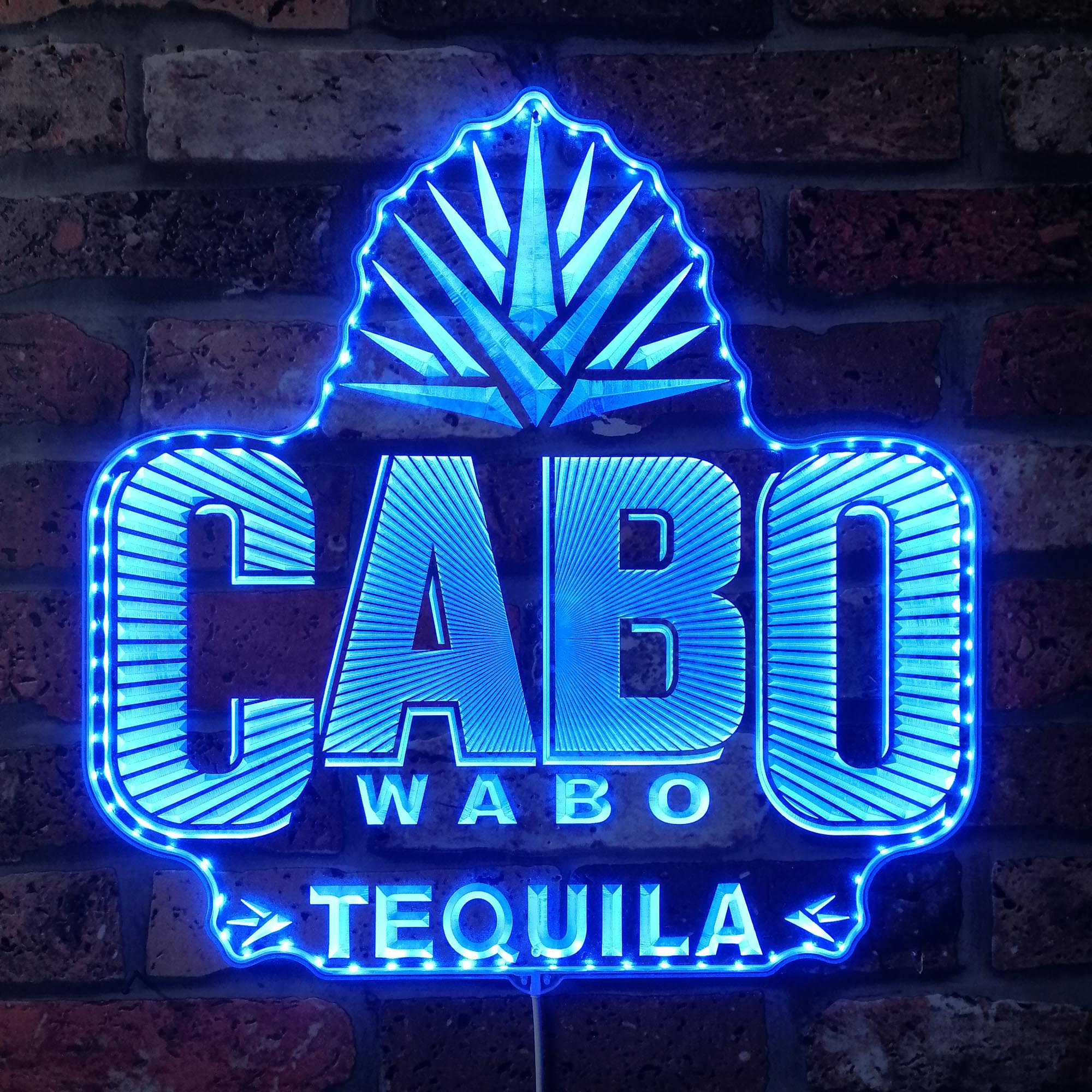 Cabo tequila Dynamic RGB Edge Lit LED Sign