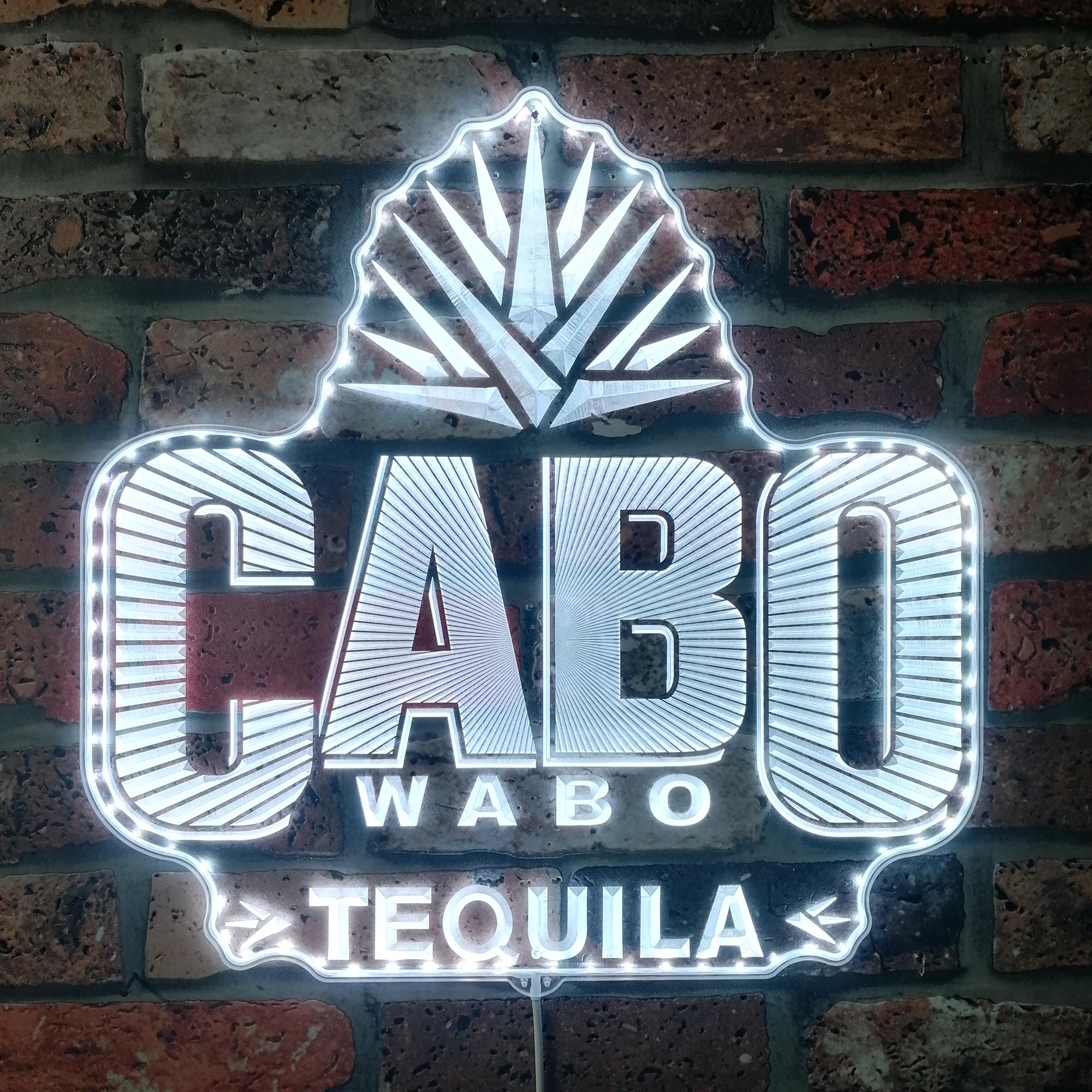 Cabo tequila Dynamic RGB Edge Lit LED Sign