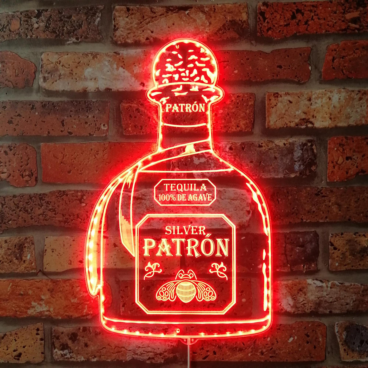 Patron Tequila Dynamic RGB Edge Lit LED Sign | LED LAB CAVE
