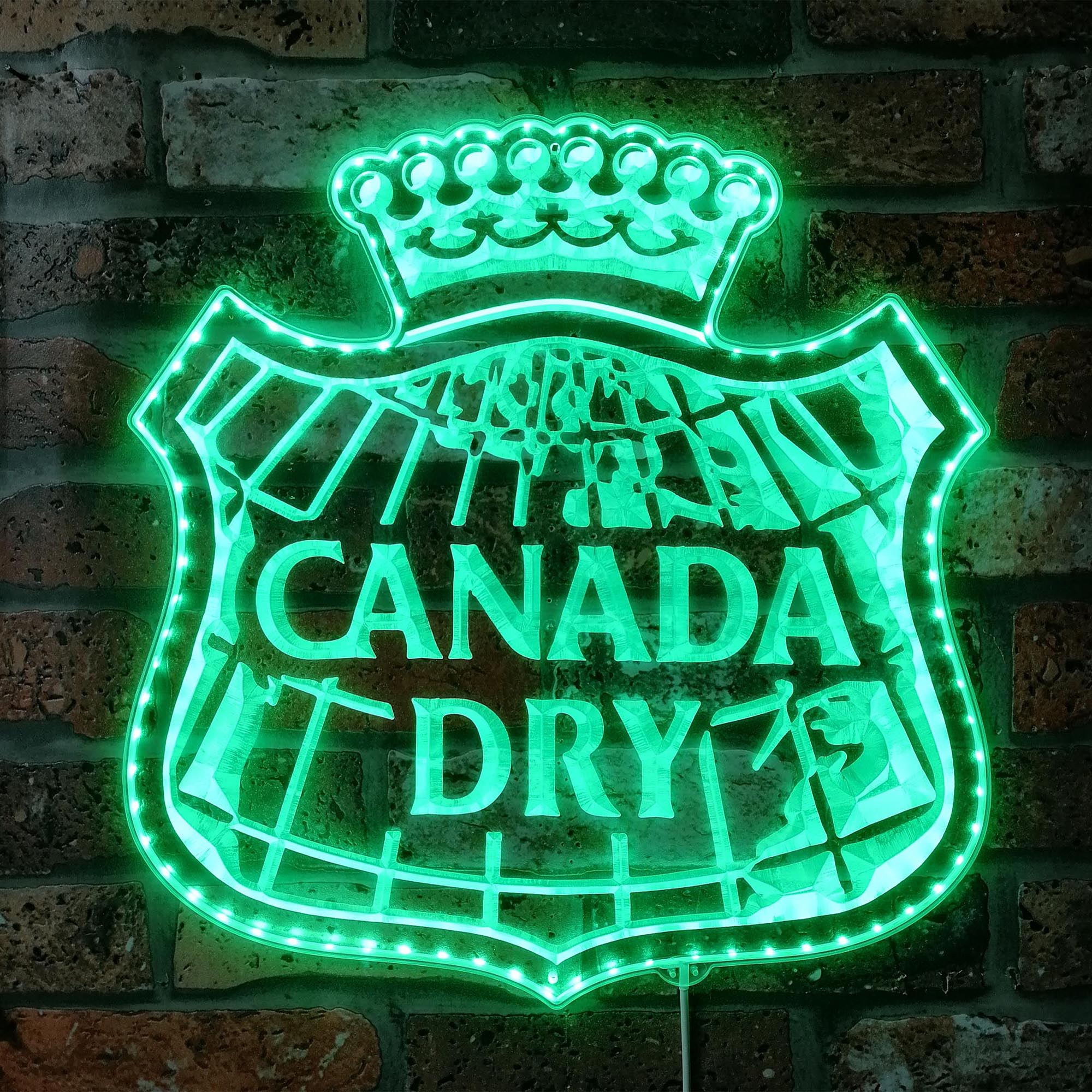 Canada Dry Dynamic RGB Edge Lit LED Sign
