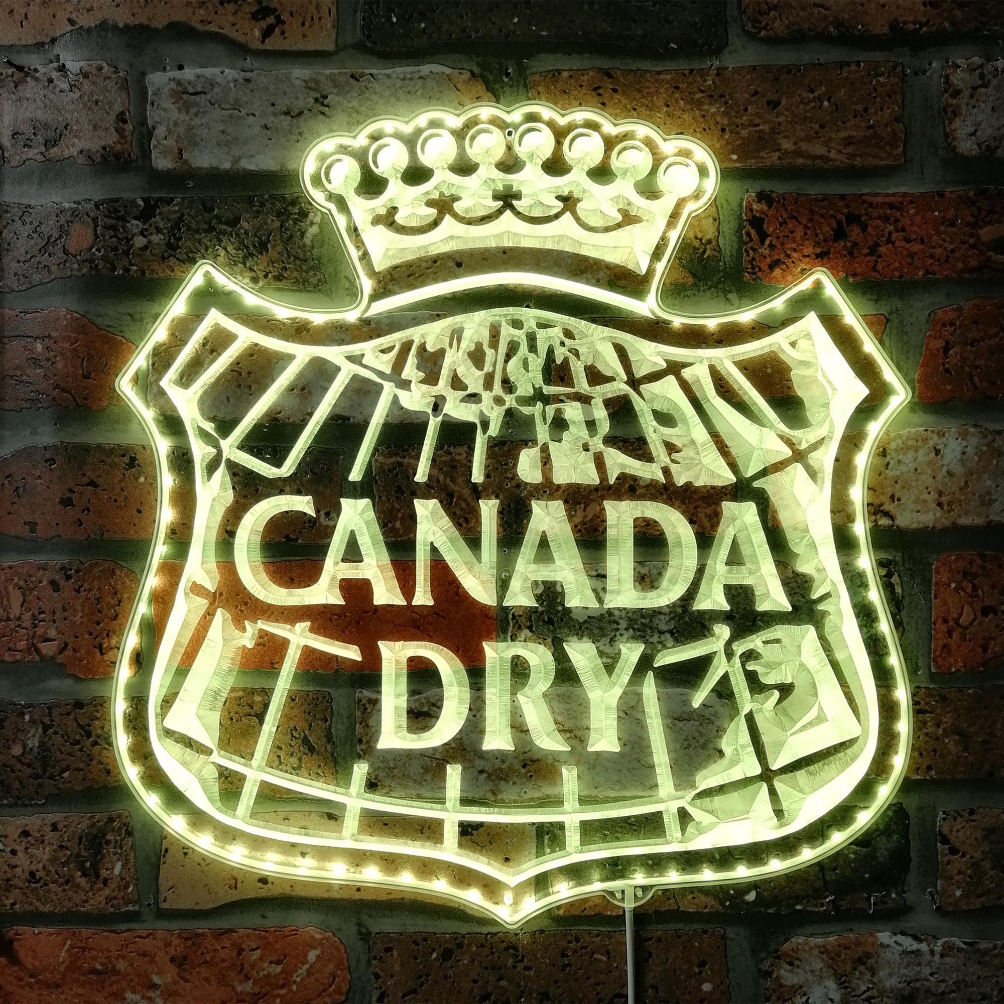 Canada Dry Dynamic RGB Edge Lit LED Sign