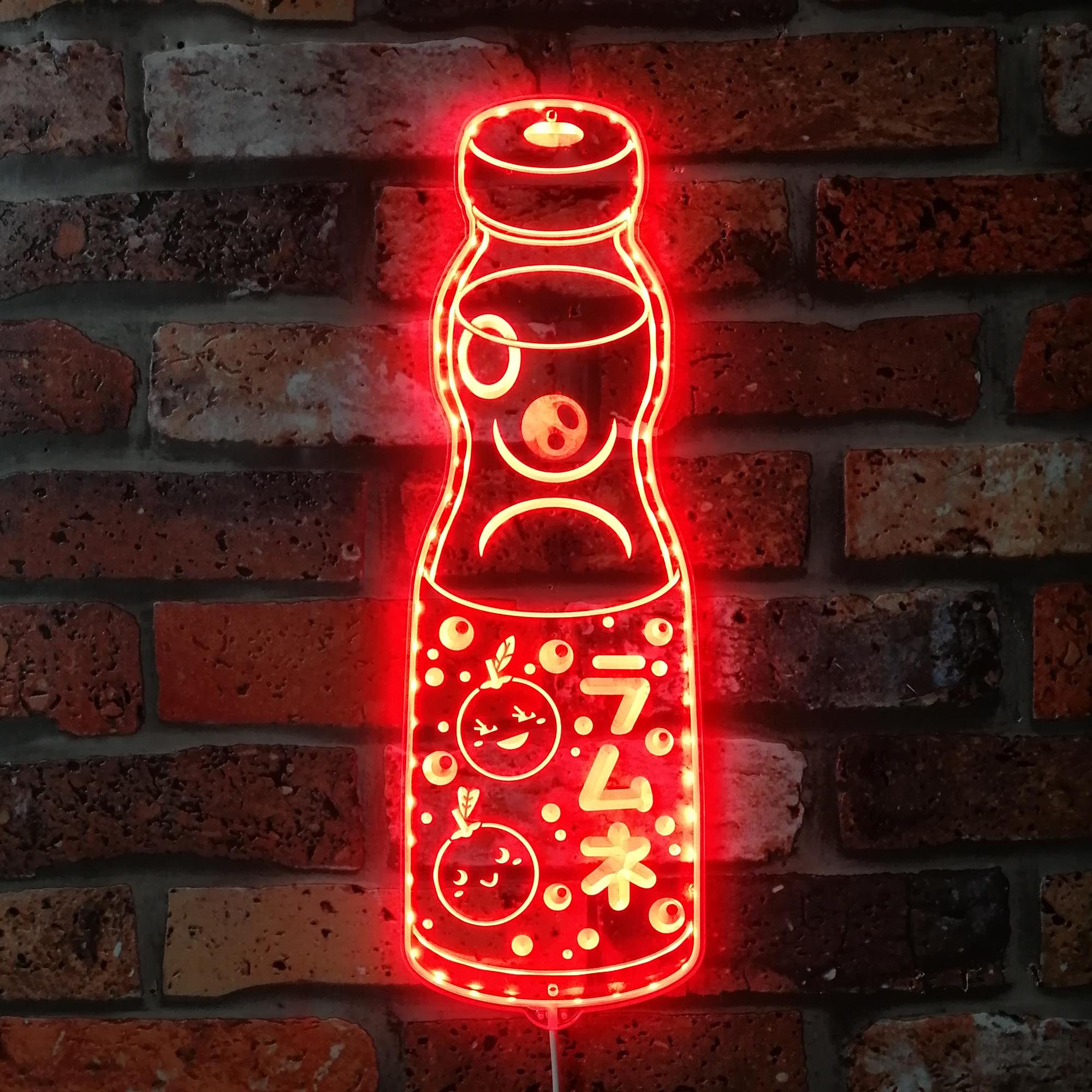 Japanese Soda Ramune Dynamic RGB Edge Lit LED Sign
