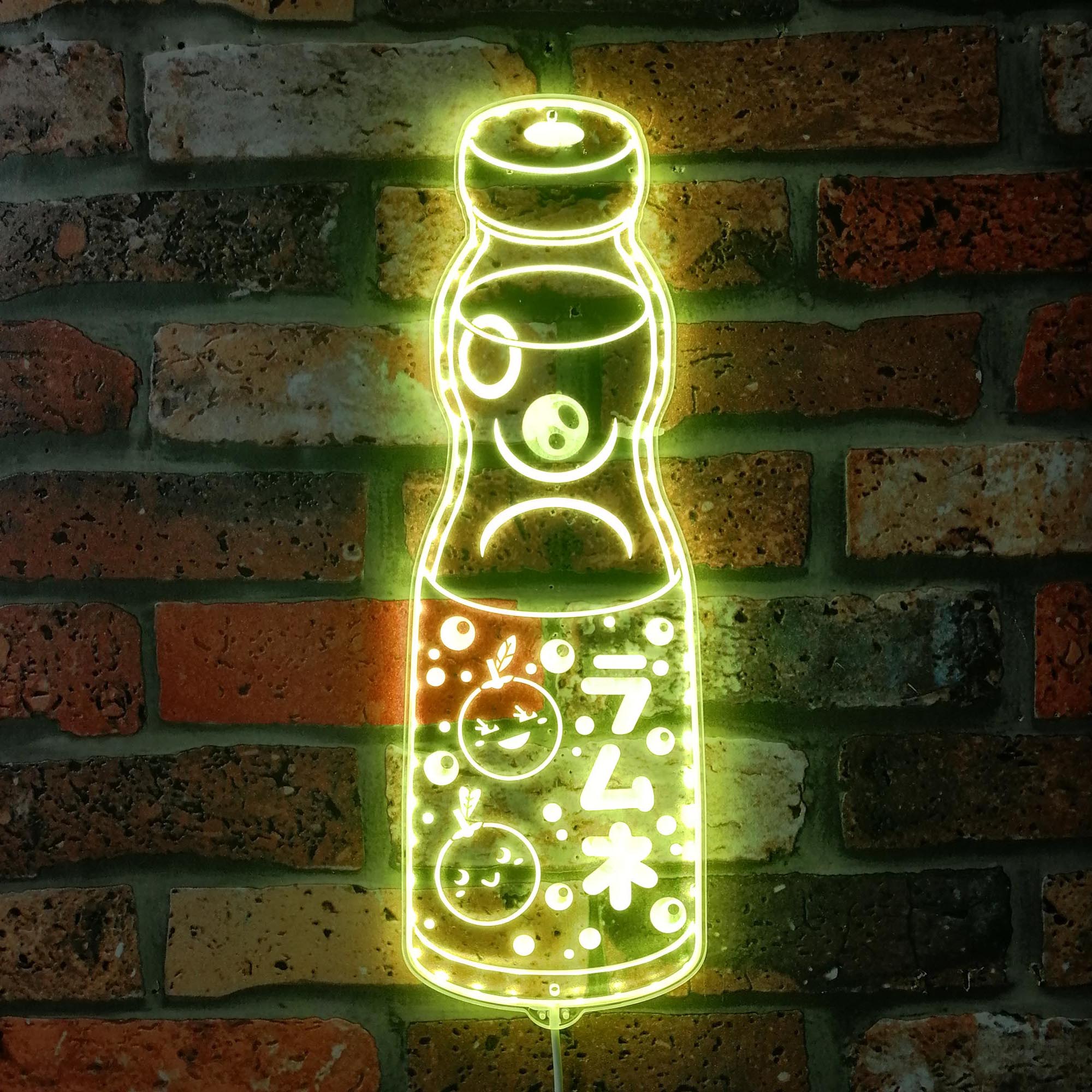 Japanese Soda Ramune Dynamic RGB Edge Lit LED Sign