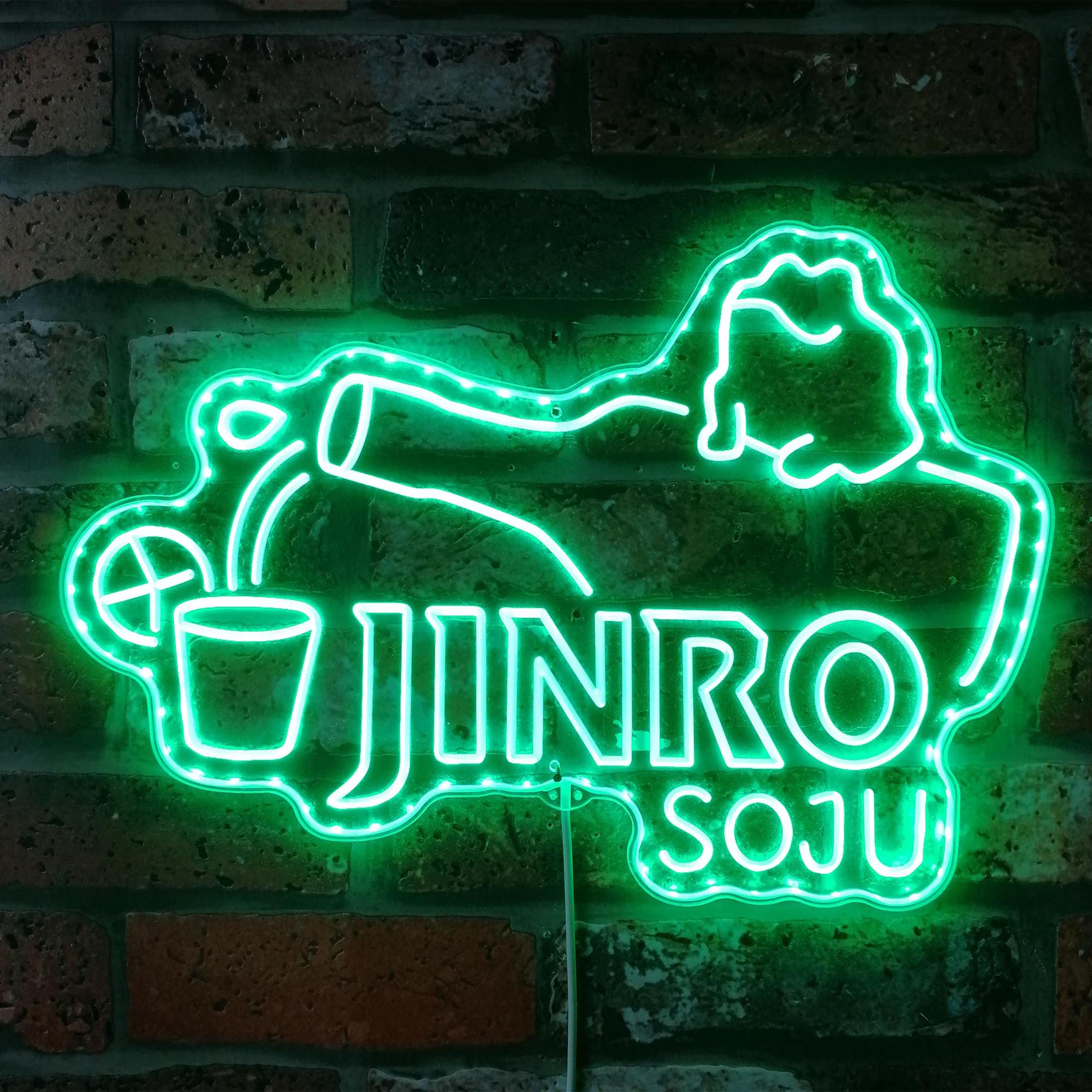 Jinro soju Beer Dynamic RGB Edge Lit LED Sign