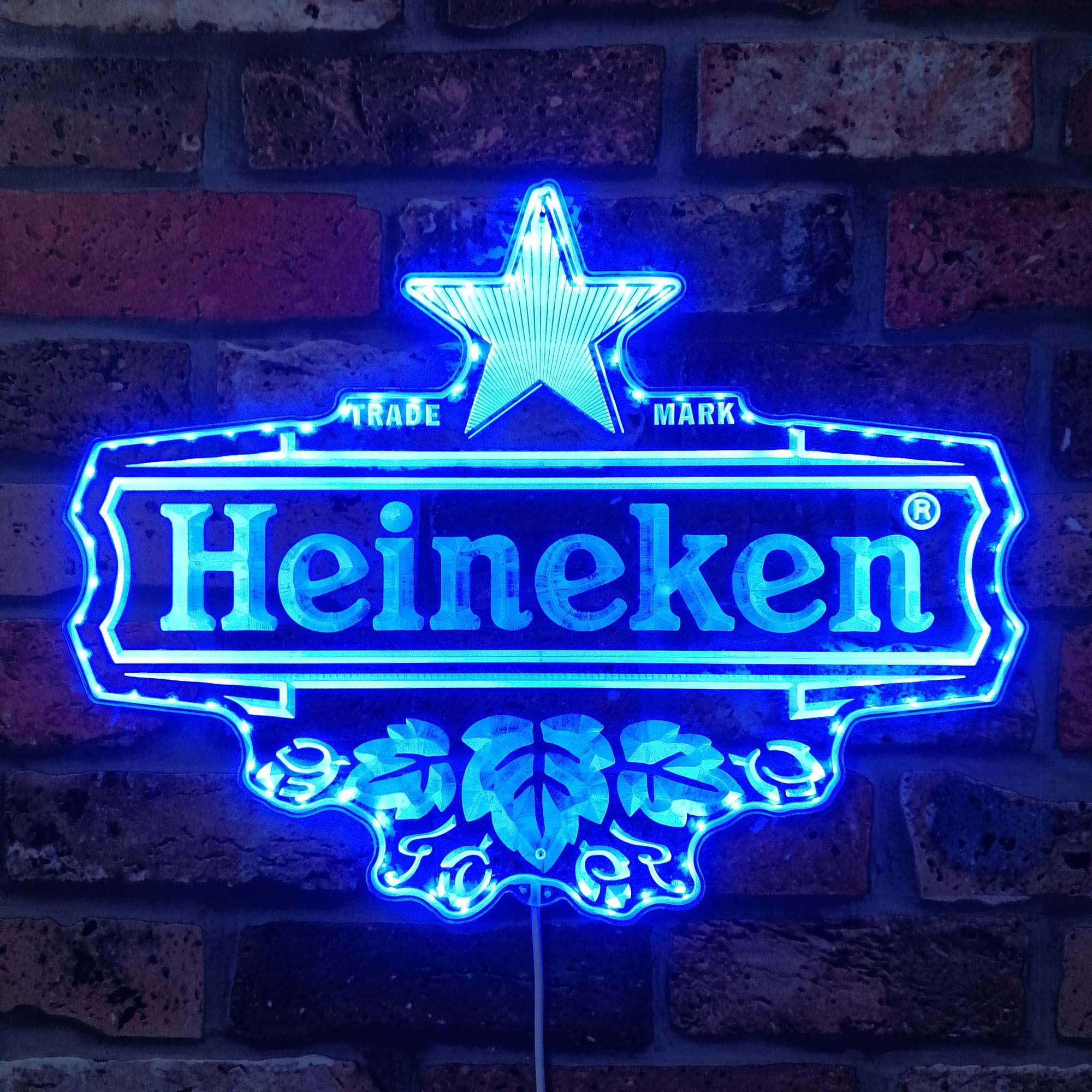 Heineken Dynamic RGB Edge Lit LED Sign