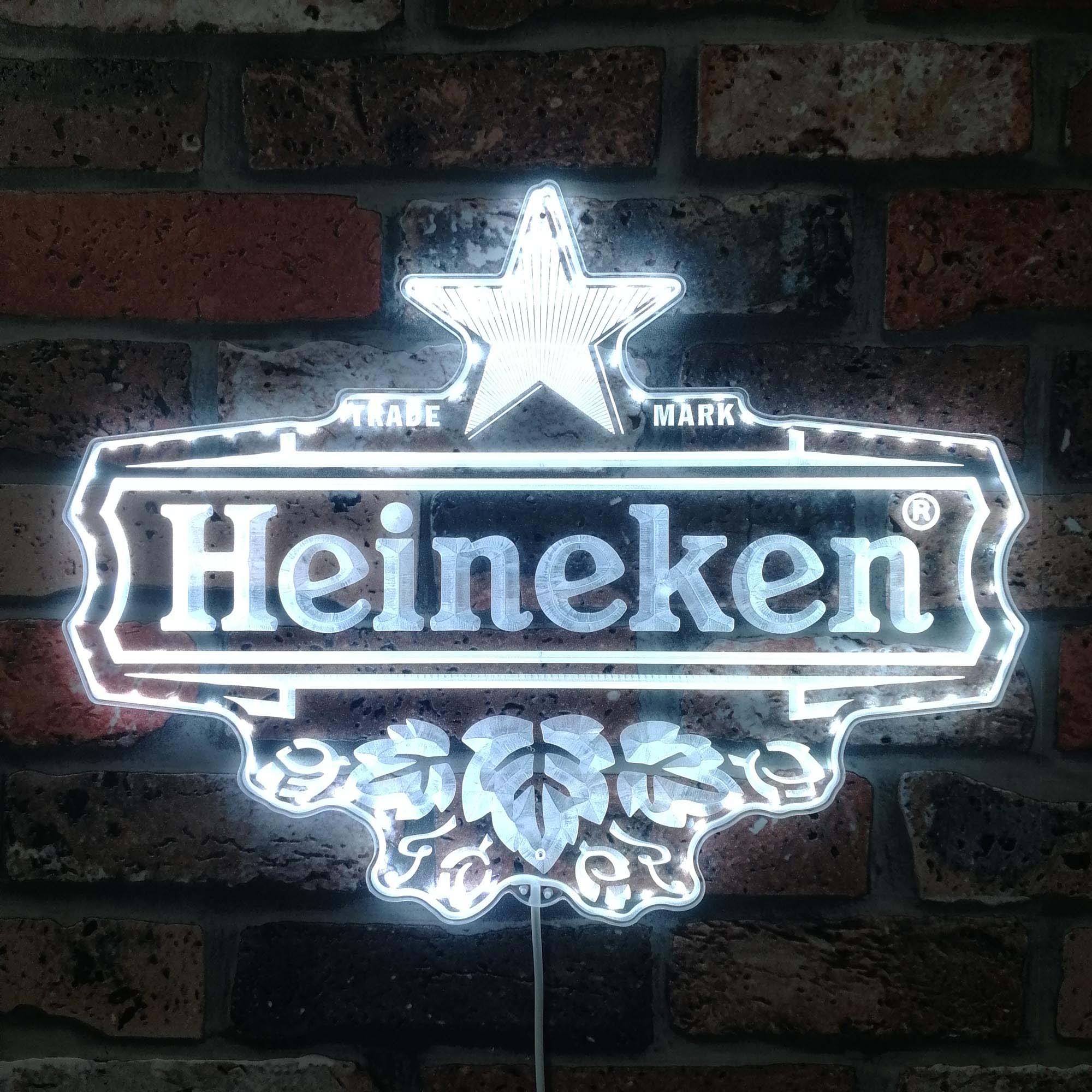 Heineken Dynamic RGB Edge Lit LED Sign