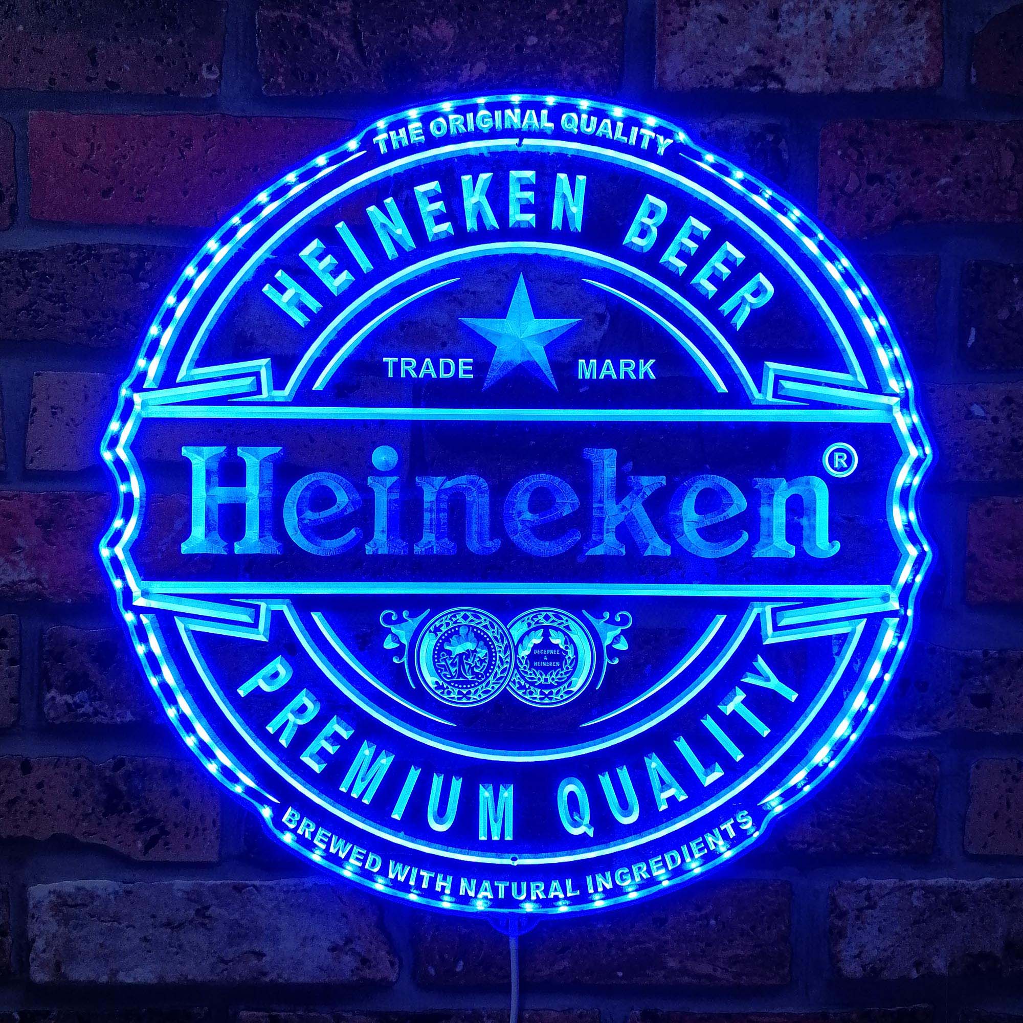 Heineken Bar Dynamic RGB Edge Lit LED Sign