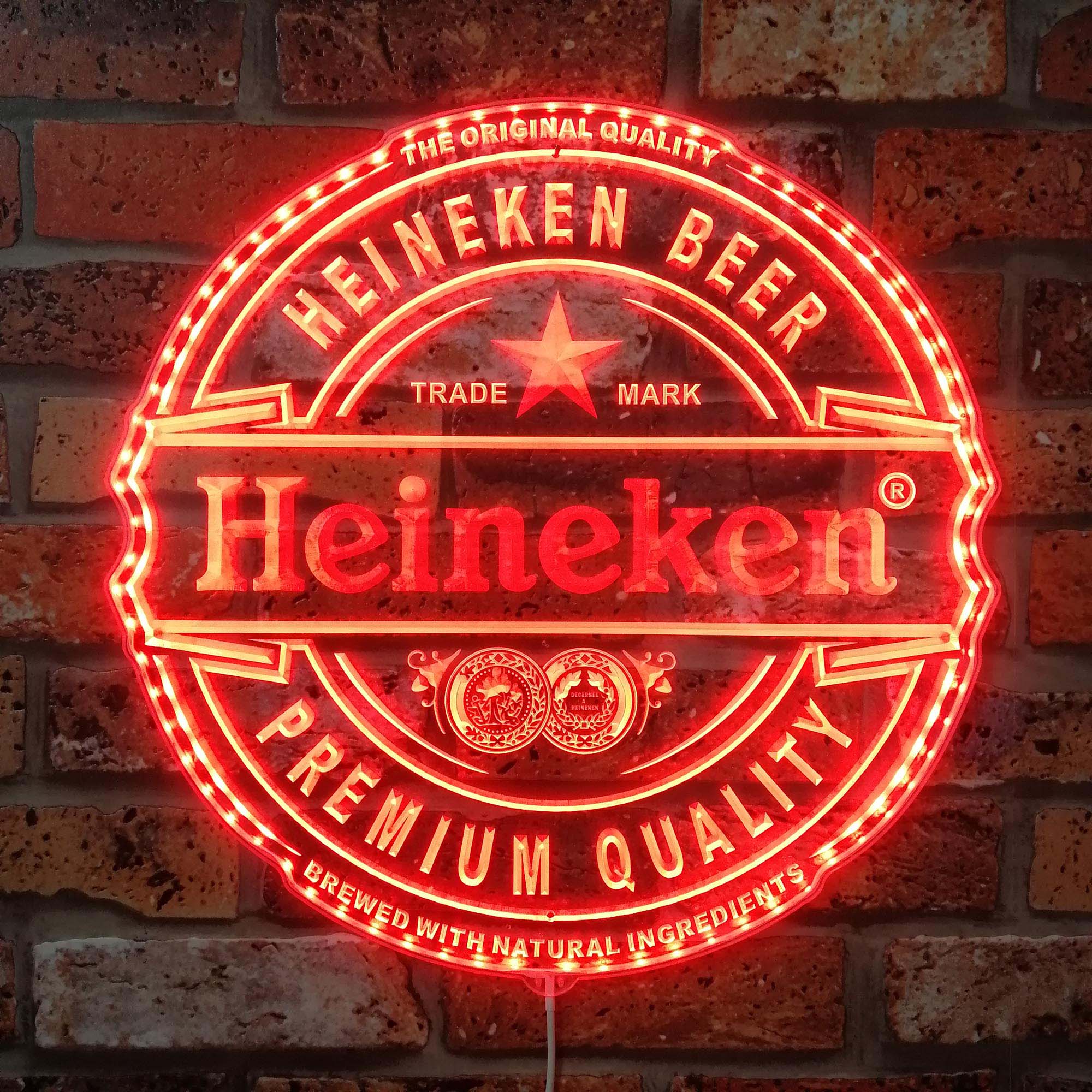 Heineken Bar Dynamic RGB Edge Lit LED Sign