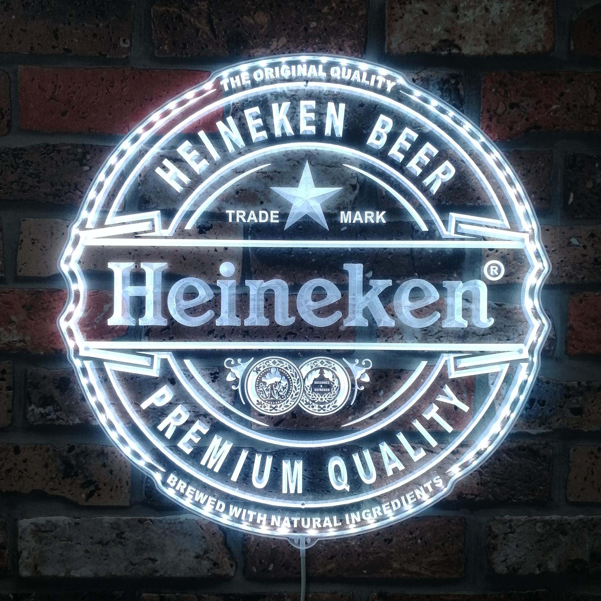 Heineken Bar Dynamic RGB Edge Lit LED Sign