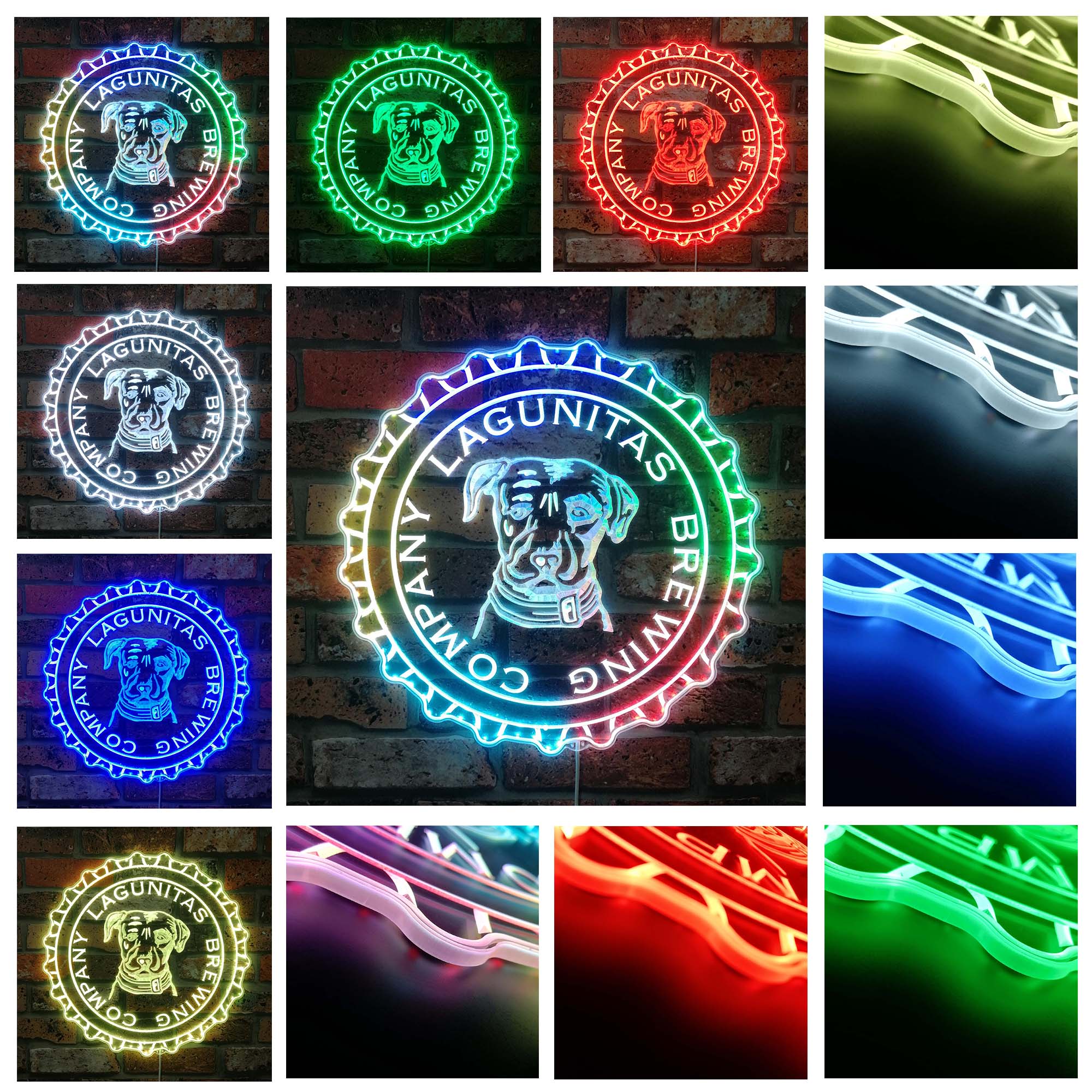 Lagunitas Dynamic RGB Edge Lit LED Sign