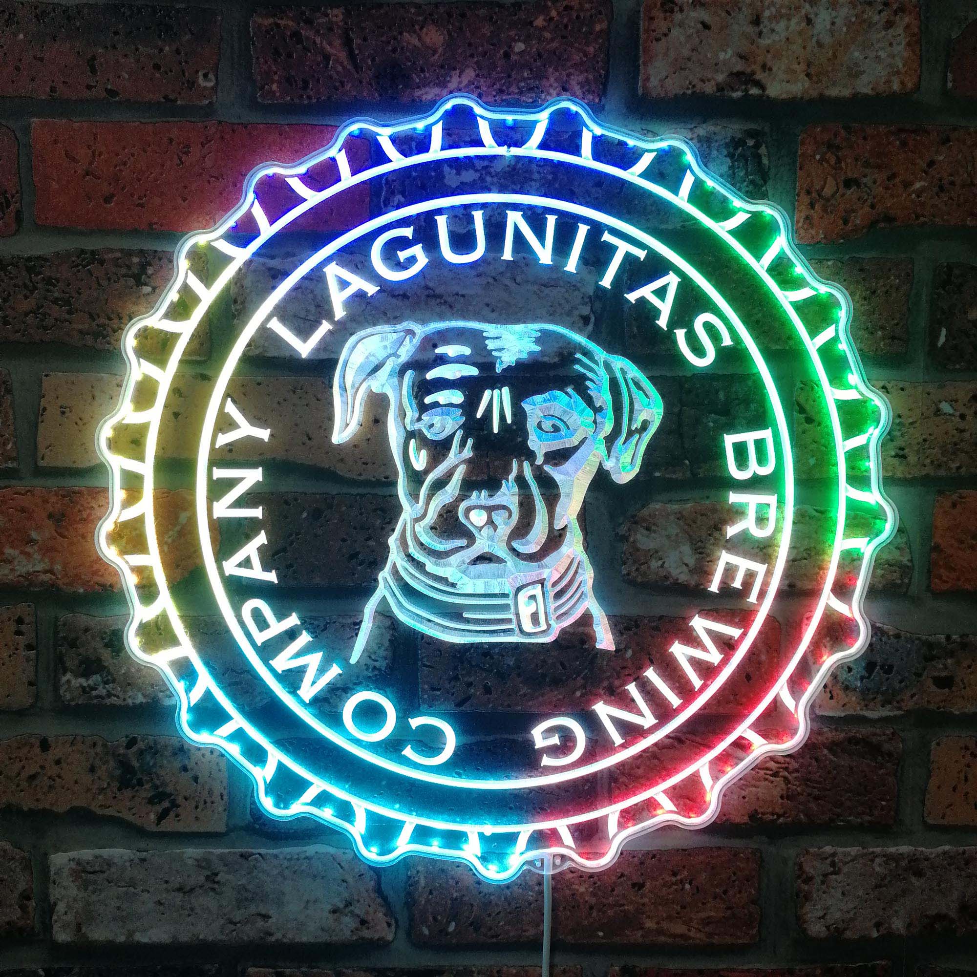 Lagunitas Dynamic RGB Edge Lit LED Sign