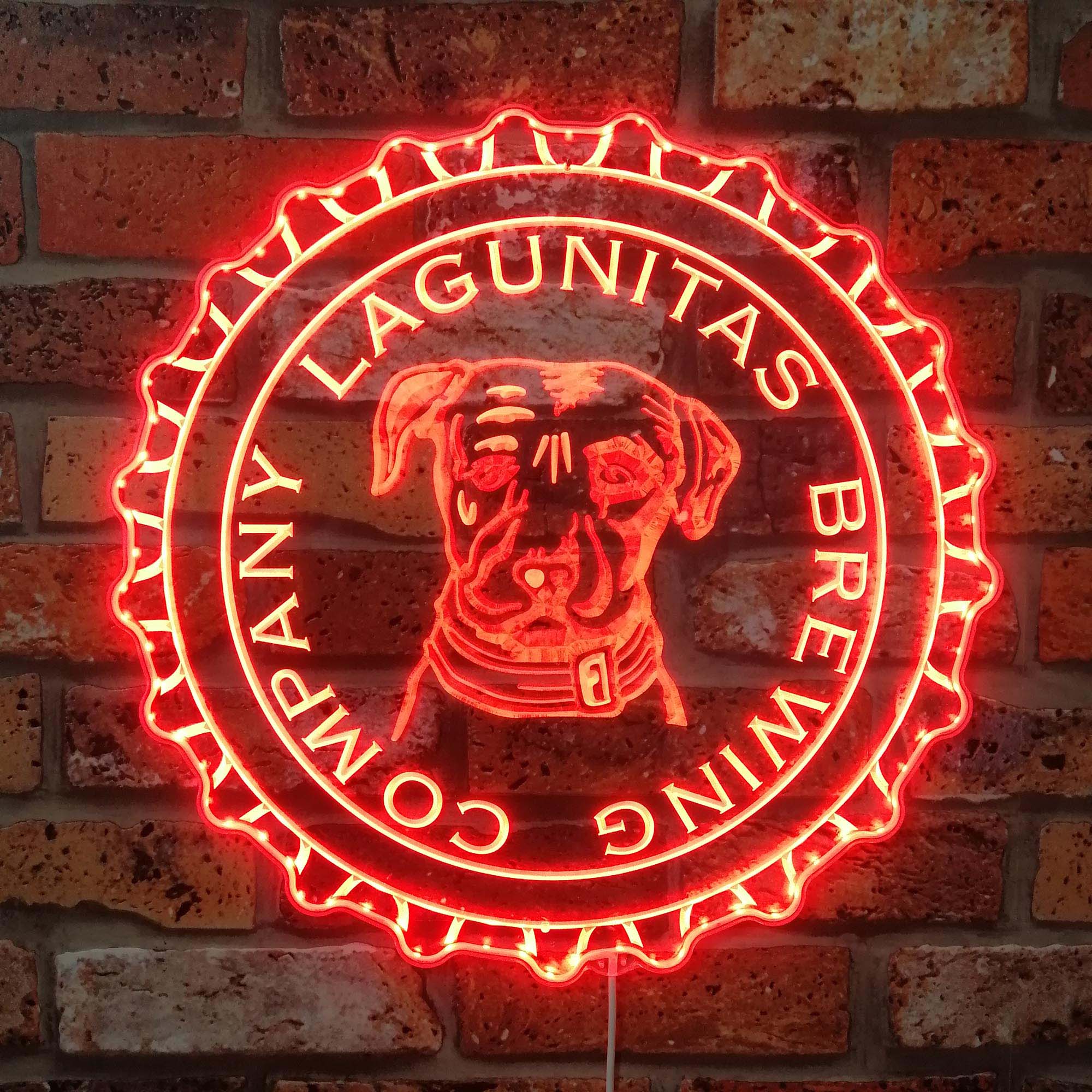 Lagunitas Dynamic RGB Edge Lit LED Sign