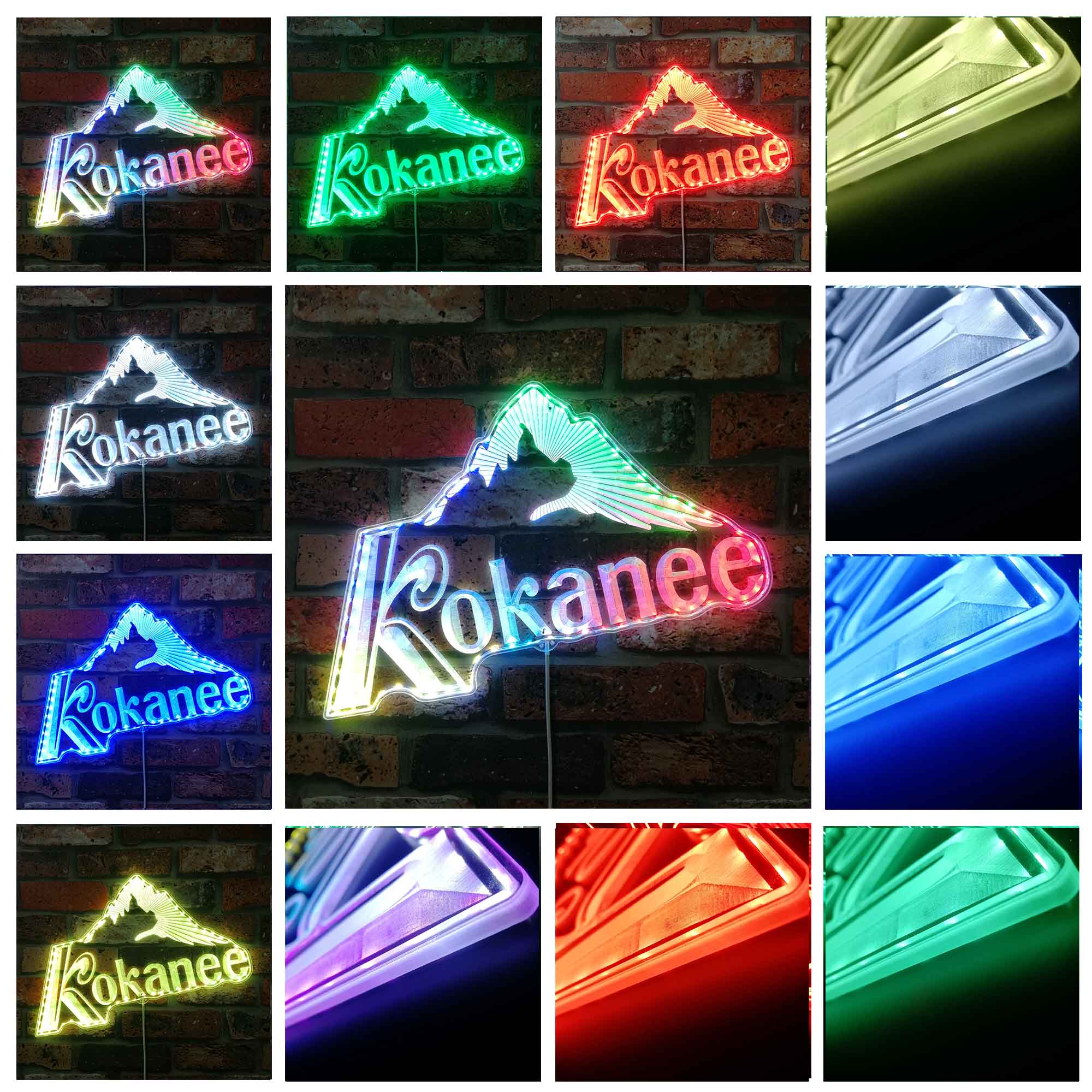 Kokanee Dynamic RGB Edge Lit LED Sign