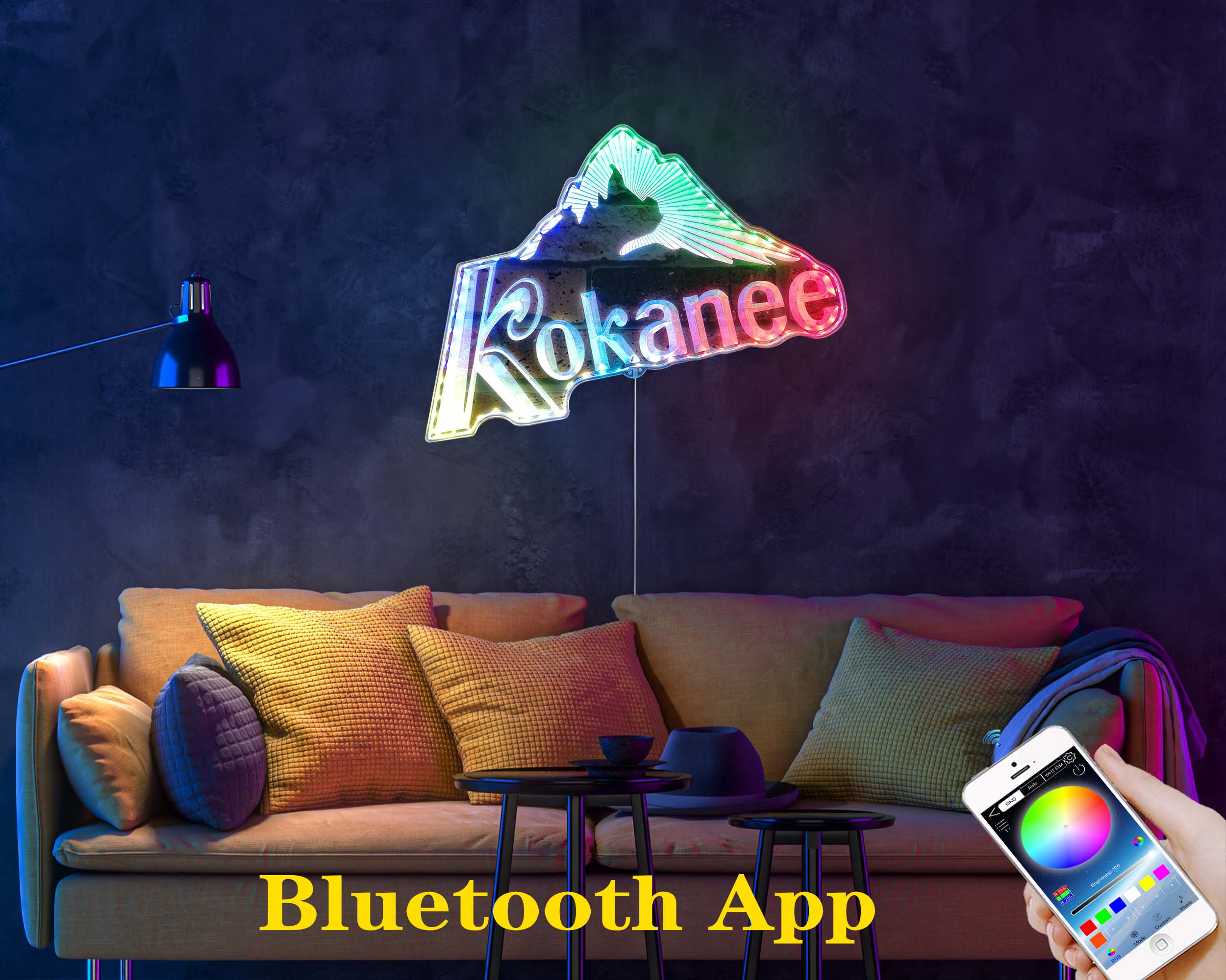 Kokanee Dynamic RGB Edge Lit LED Sign