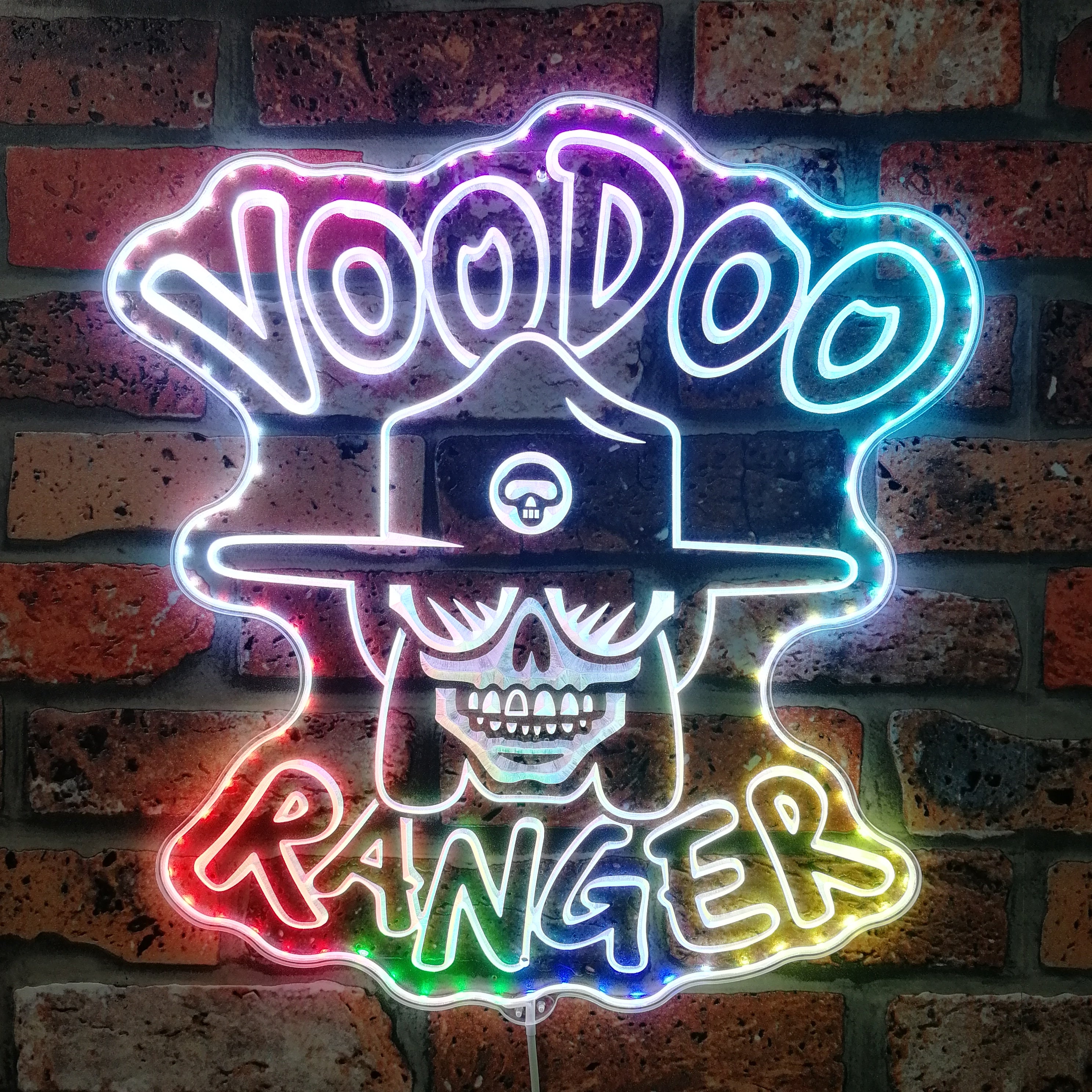 Voodoo Ranger ipa Dynamic RGB Edge Lit LED Sign