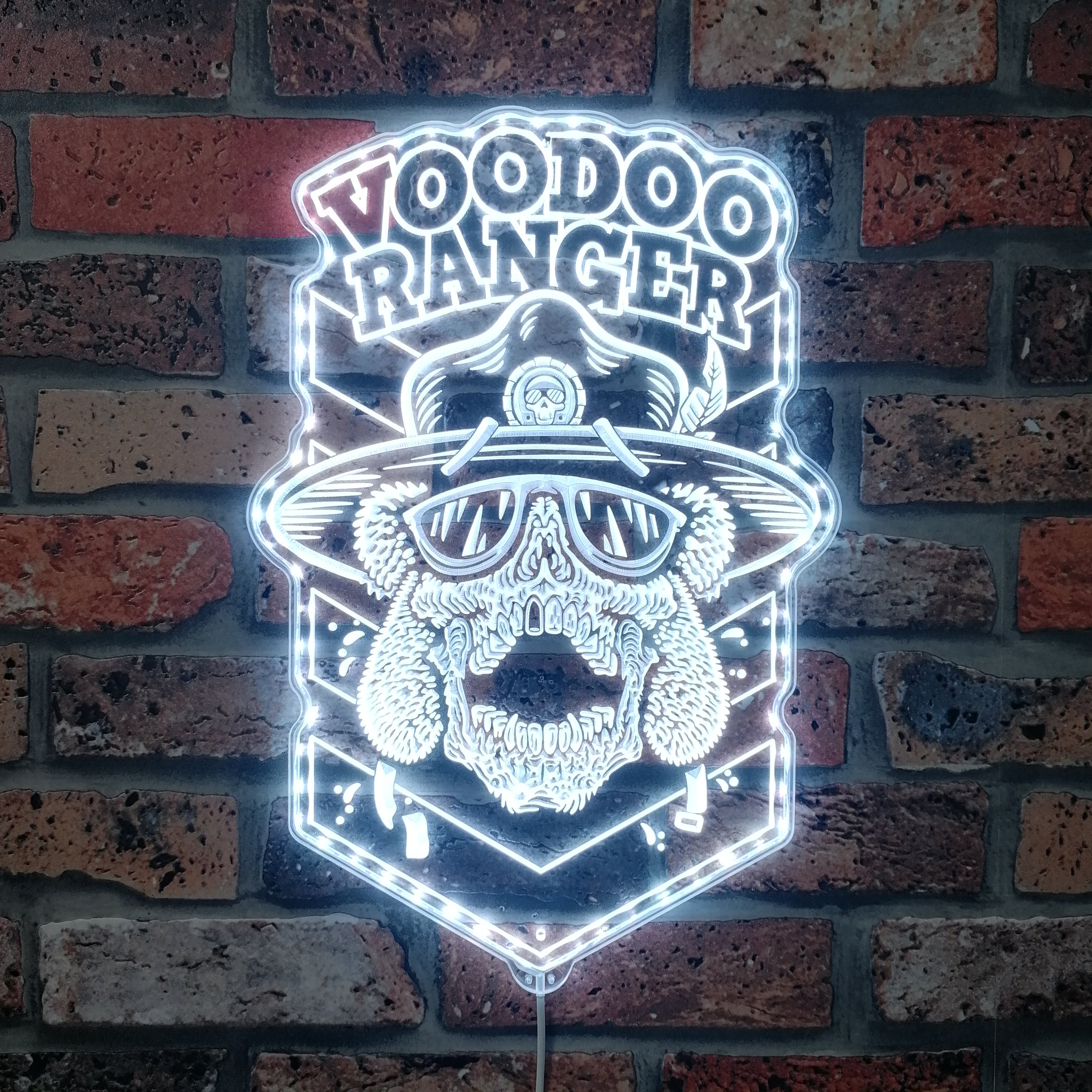 Voodoo Ranger IPA New Belgium Dynamic RGB Edge Lit LED Sign