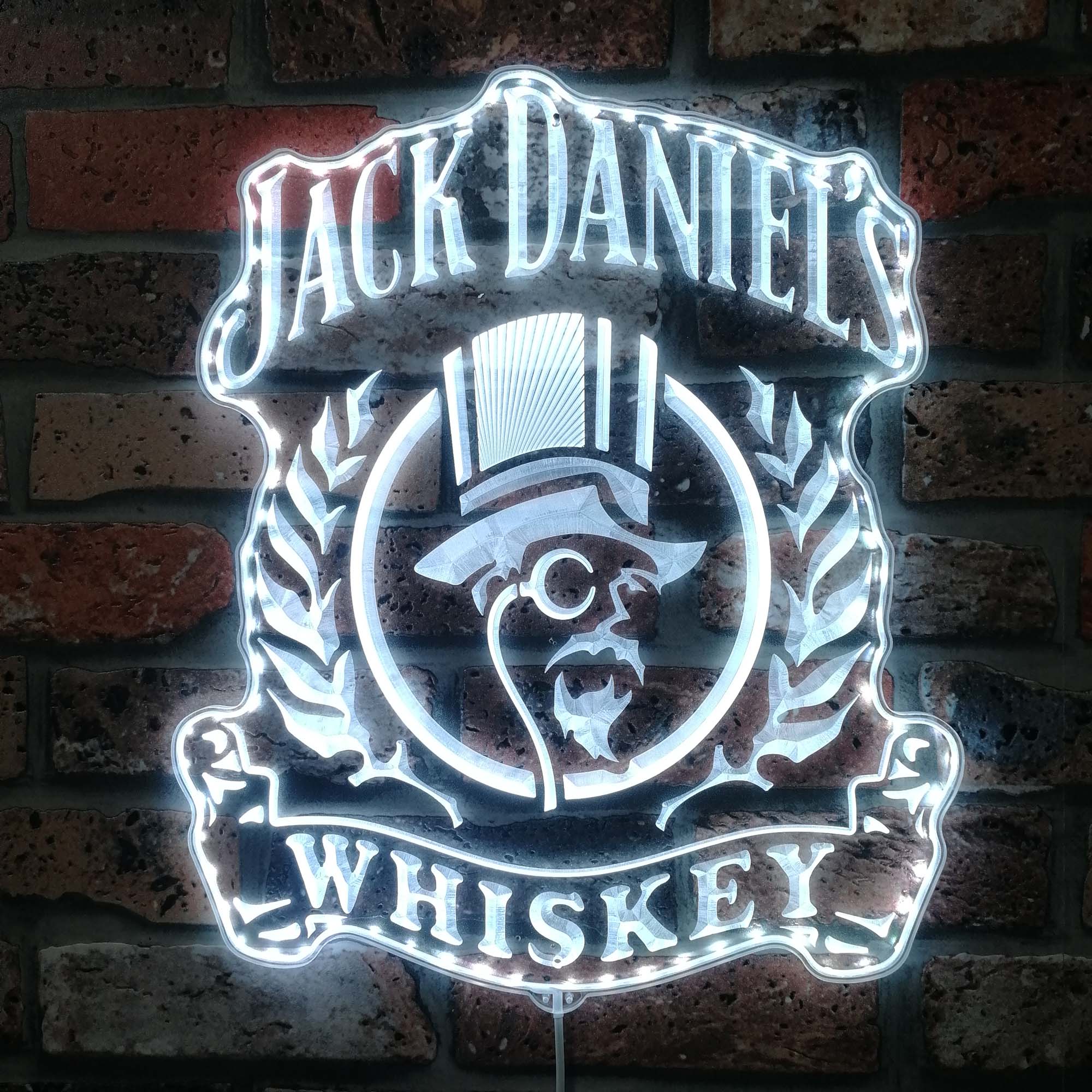 Jack Daniel's whiskey Dynamic RGB Edge Lit LED Sign