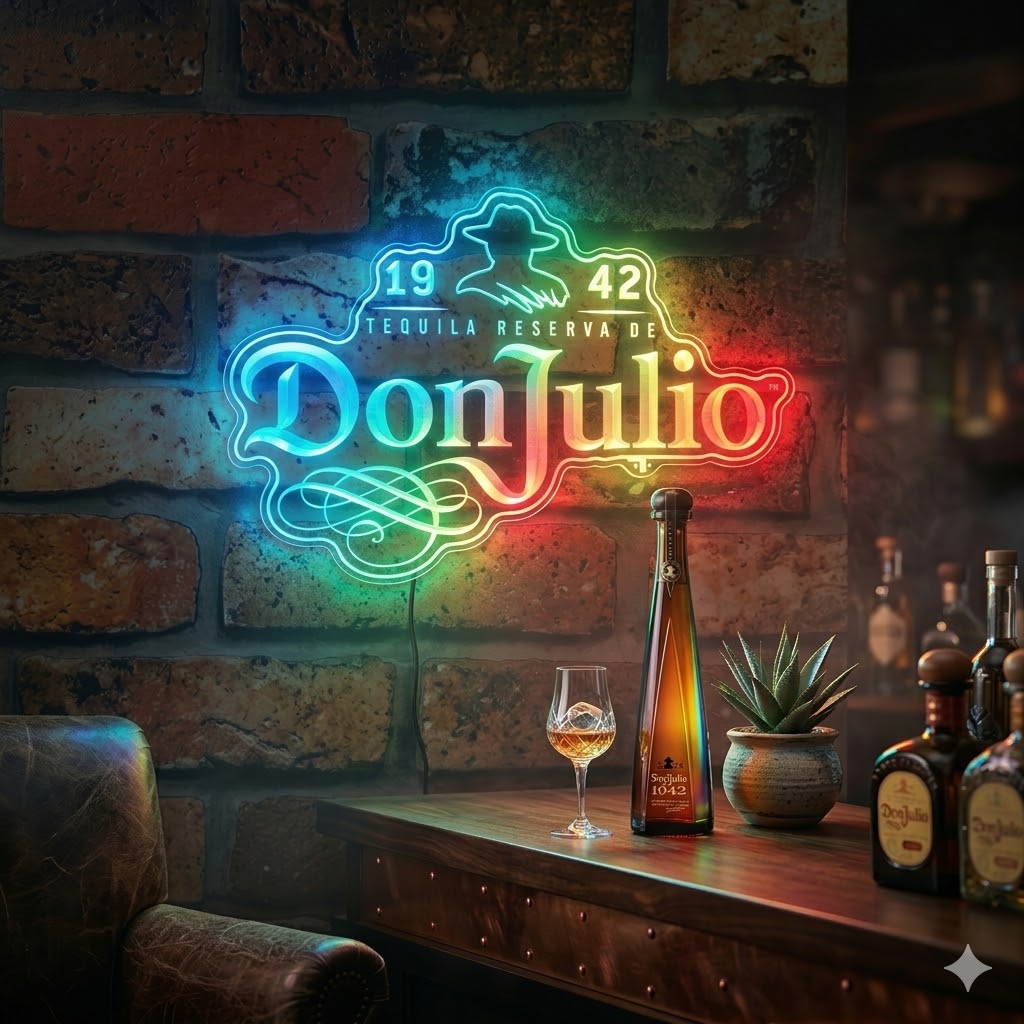 Don Julio Dynamic RGB Edge Lit LED Sign | PROLEDSIGN