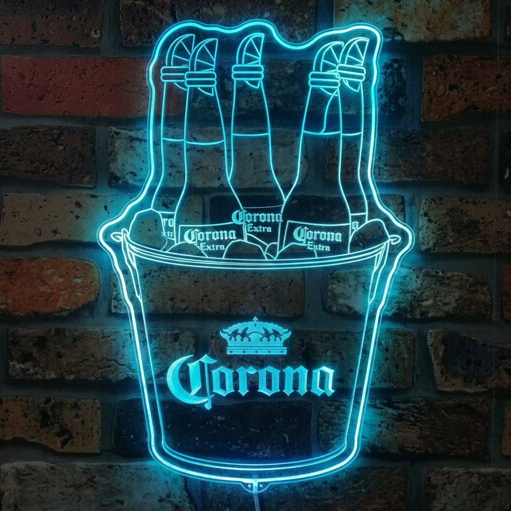 Corona Dynamic RGB Edge Lit LED Sign | PROLEDSIGN