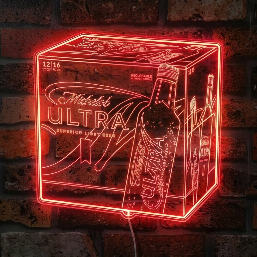 Michelob ULTRA Superior Light American Lager Beer Dynamic RGB Edge Lit ...