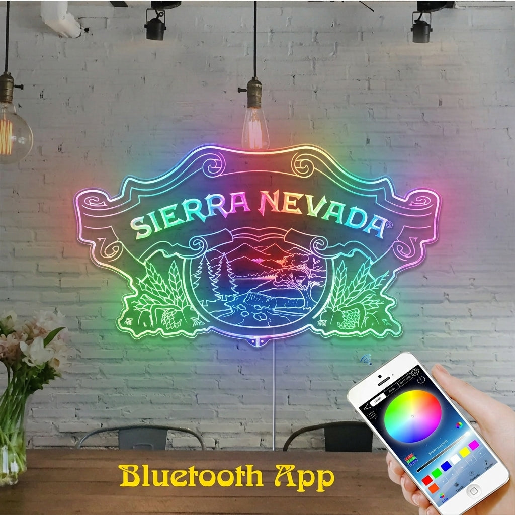 Sierra Nevada Brewing Company Beer Dynamic RGB Edge Lit LED Sign ...