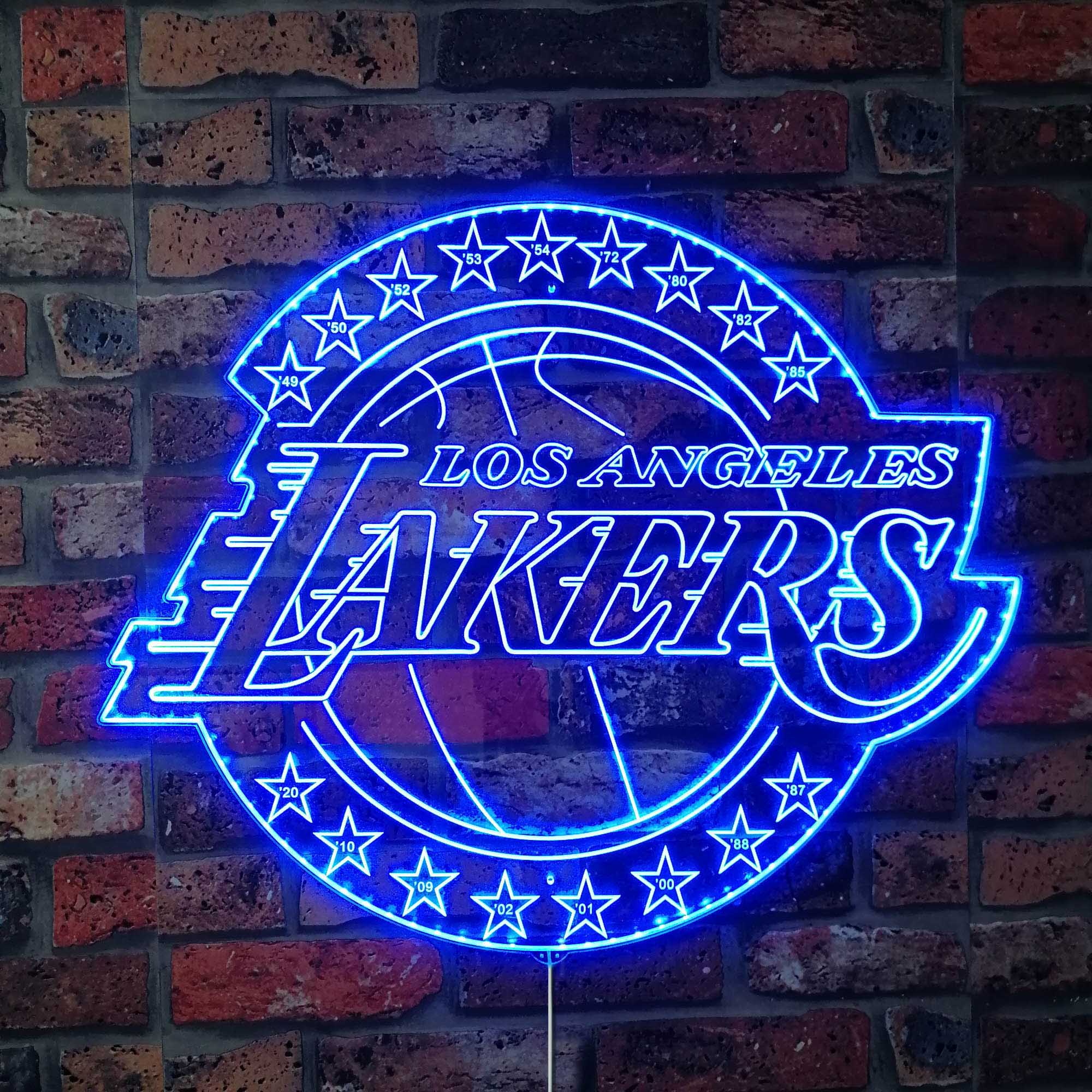 Lakers Dynamic RGB Edge Lit LED Sign