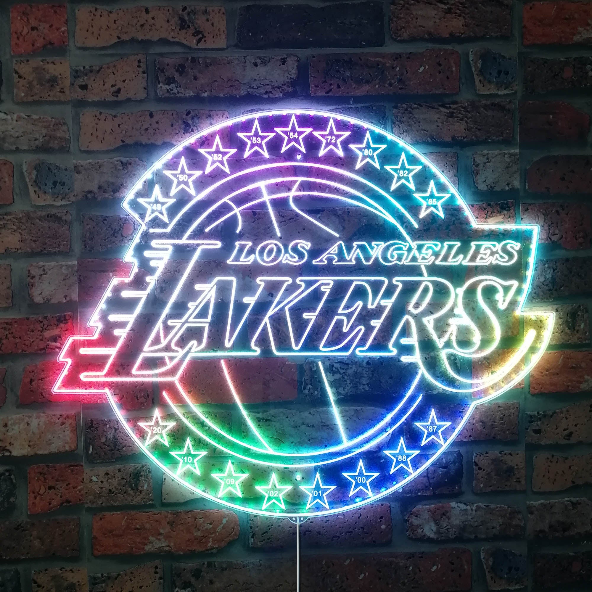 Lakers Dynamic RGB Edge Lit LED Sign