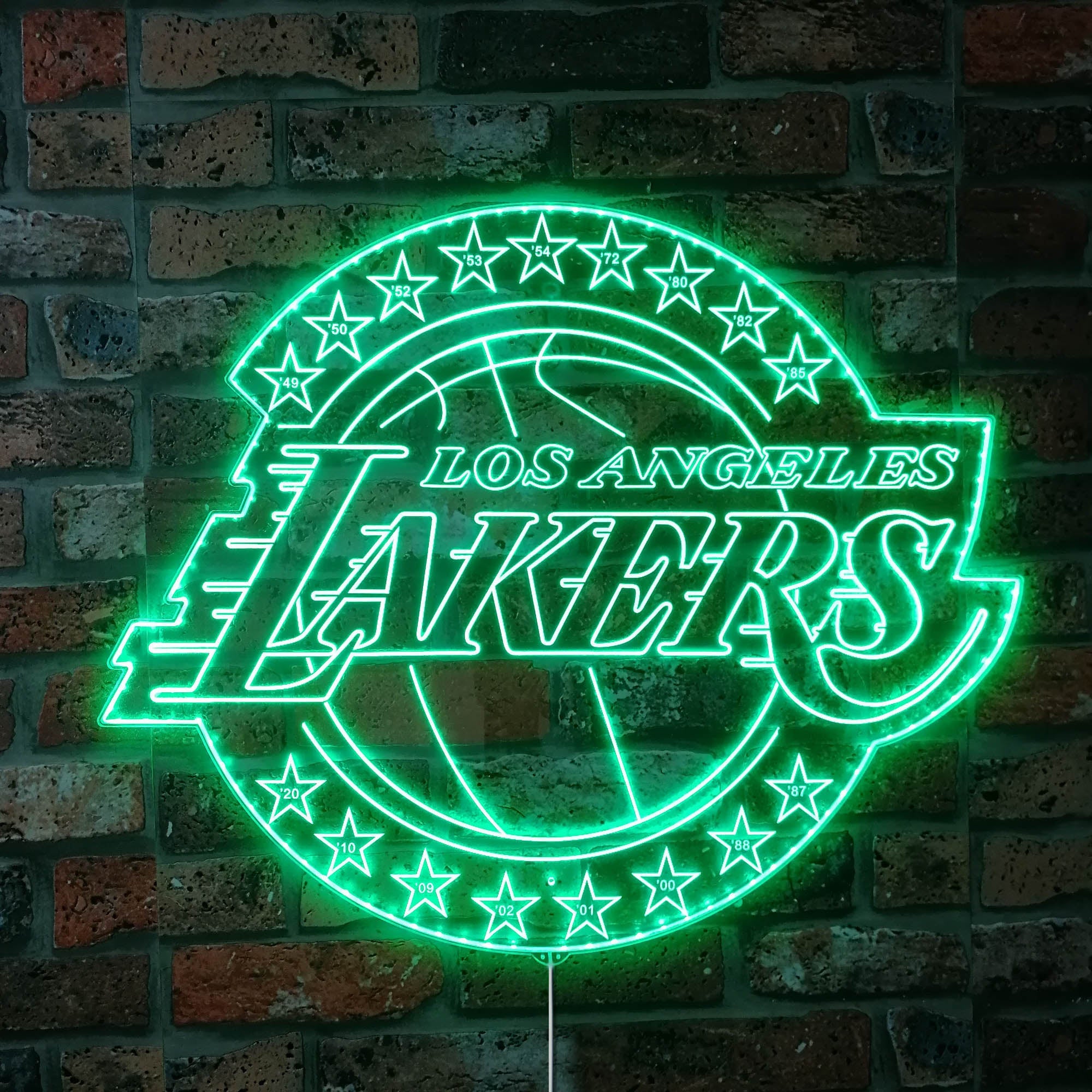 Lakers Dynamic RGB Edge Lit LED Sign