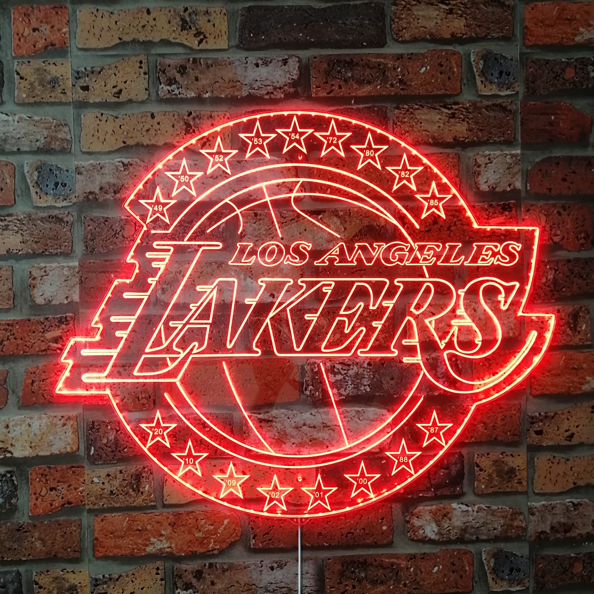 Lakers Dynamic RGB Edge Lit LED Sign