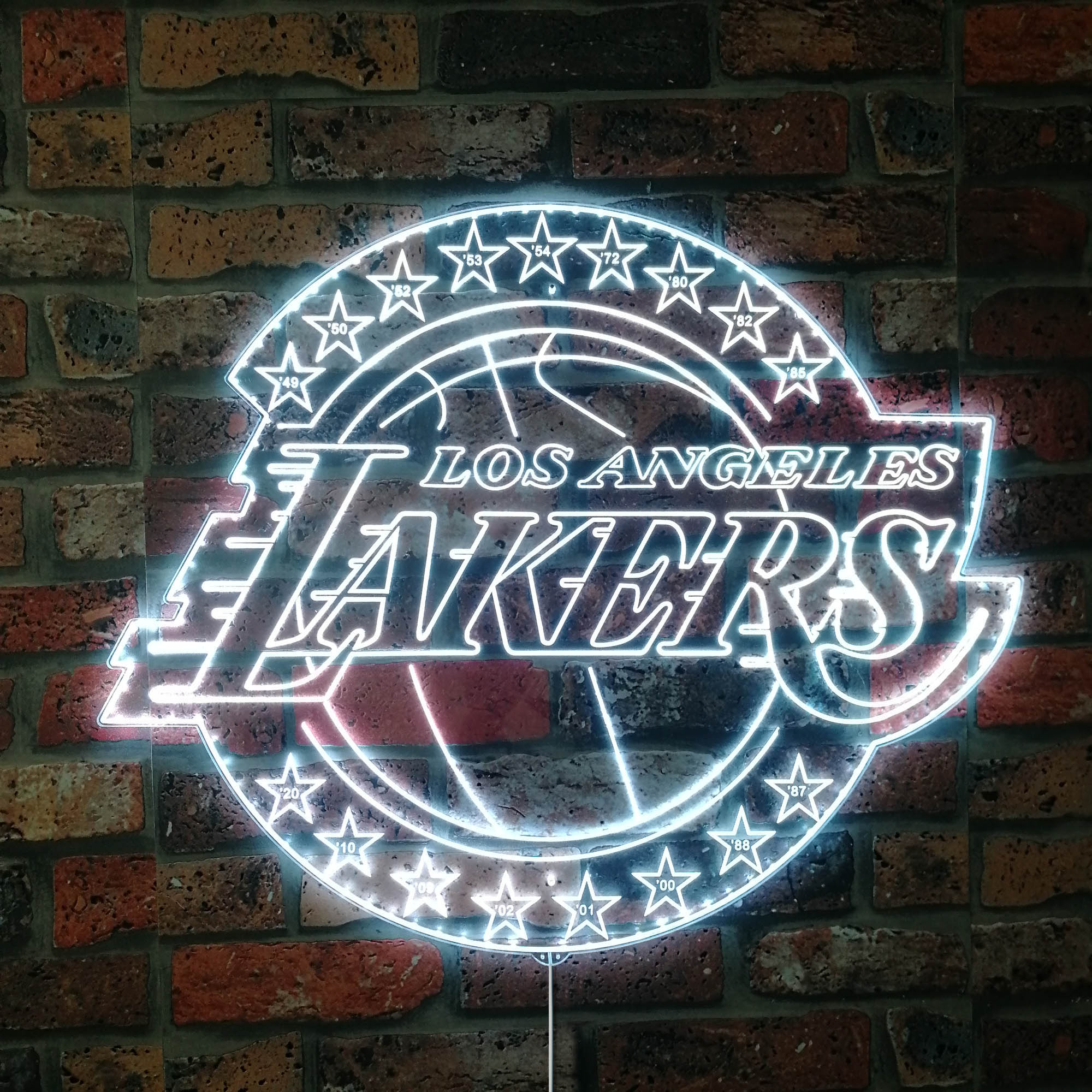 Lakers Dynamic RGB Edge Lit LED Sign