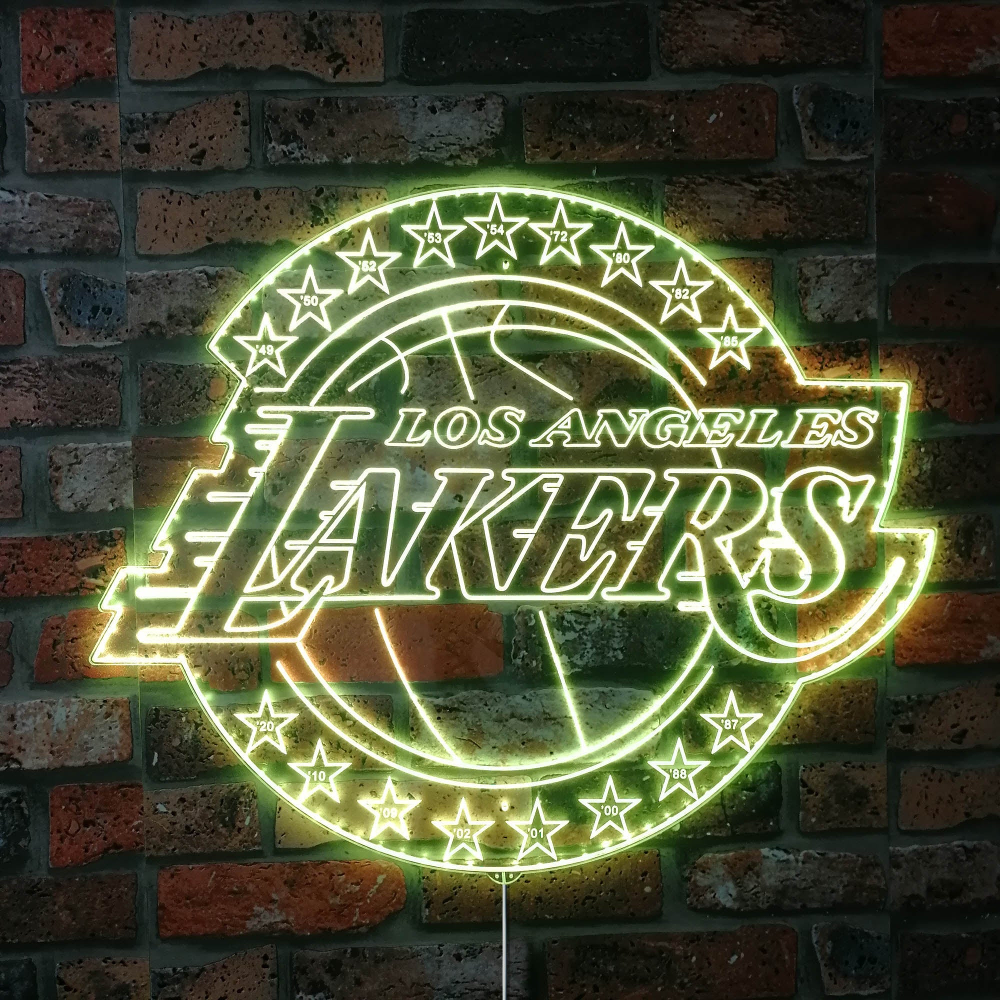 Lakers Dynamic RGB Edge Lit LED Sign