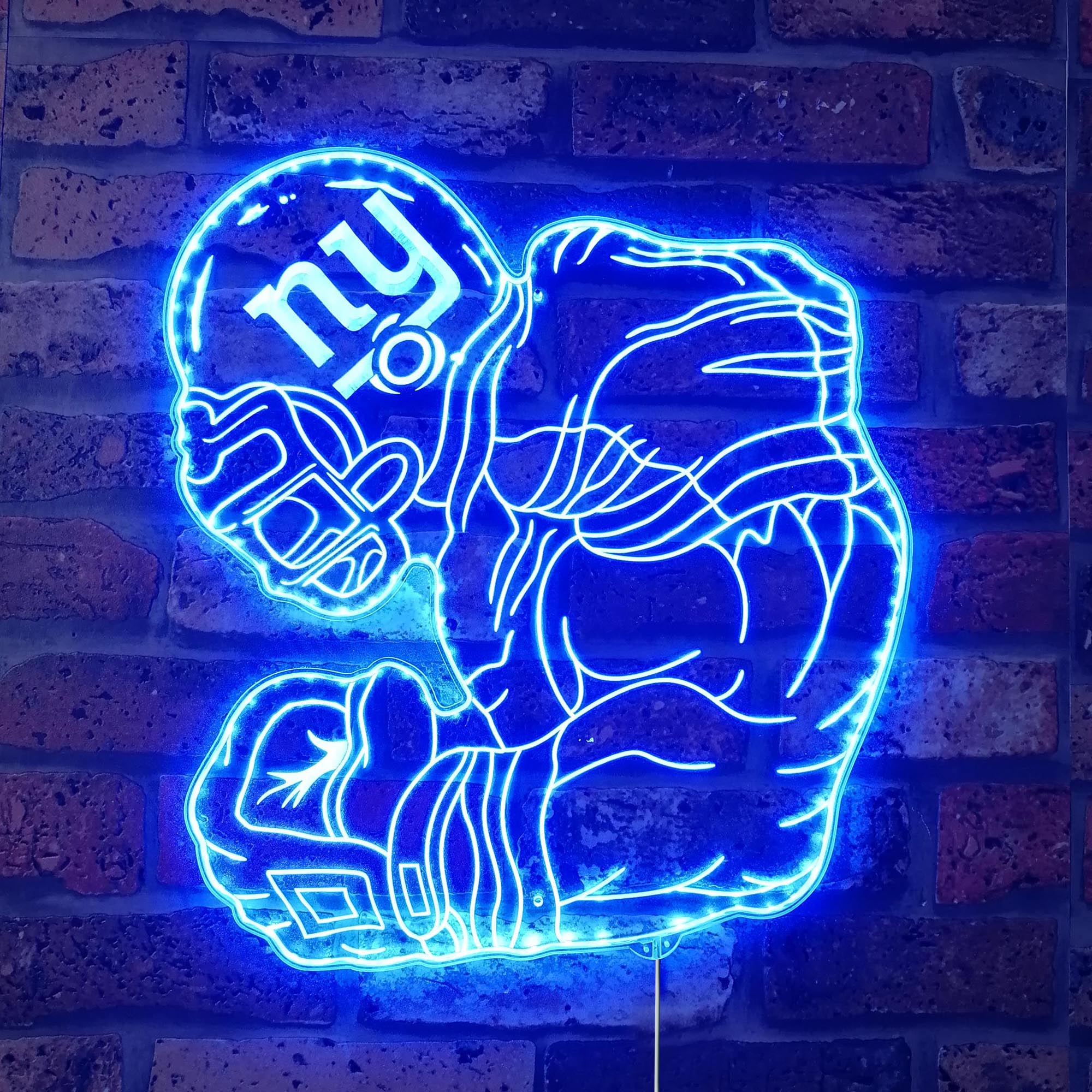 New York Giants Dynamic RGB Edge Lit LED Light Sign