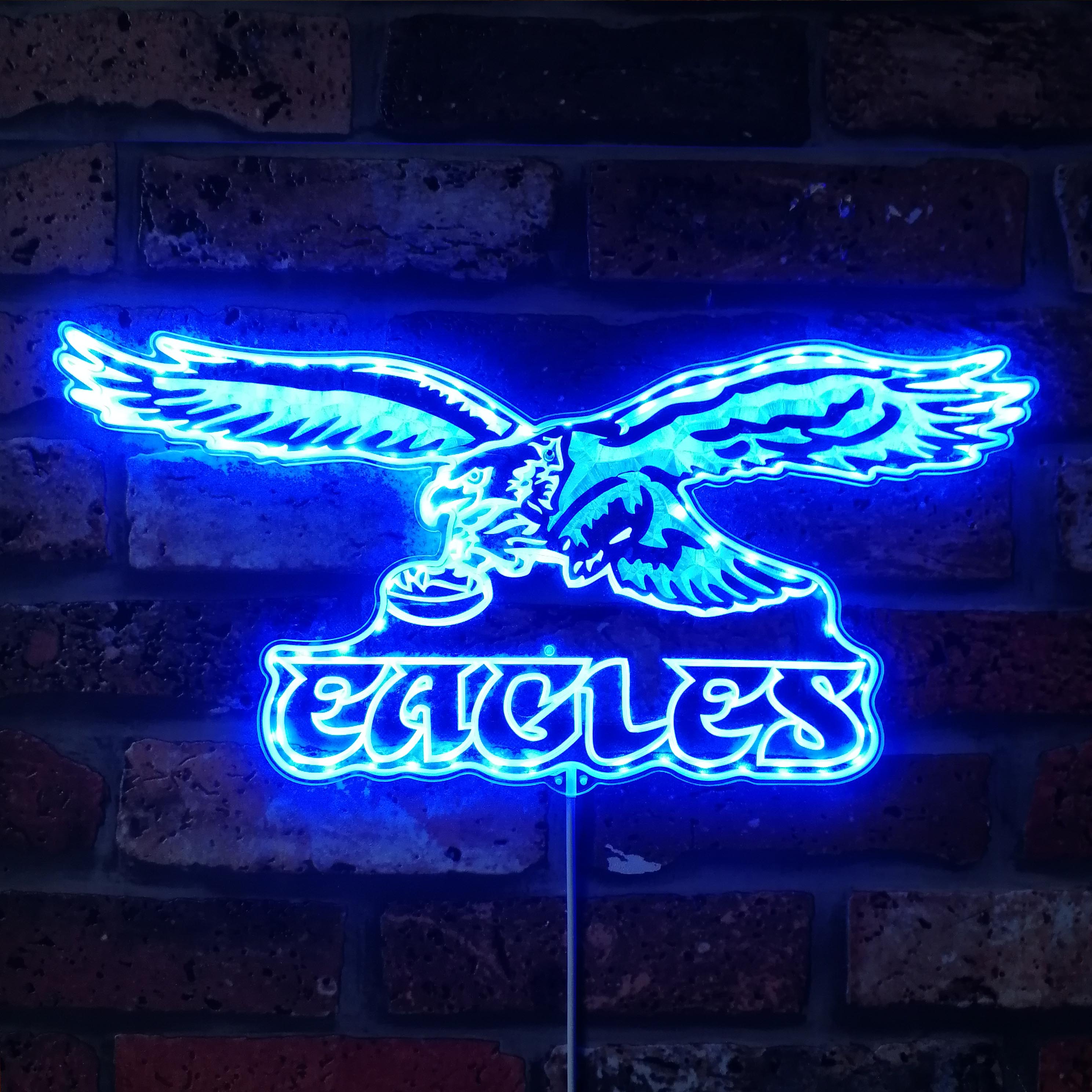 Philadelphia Eagles Dynamic RGB Edge Lit LED Sign