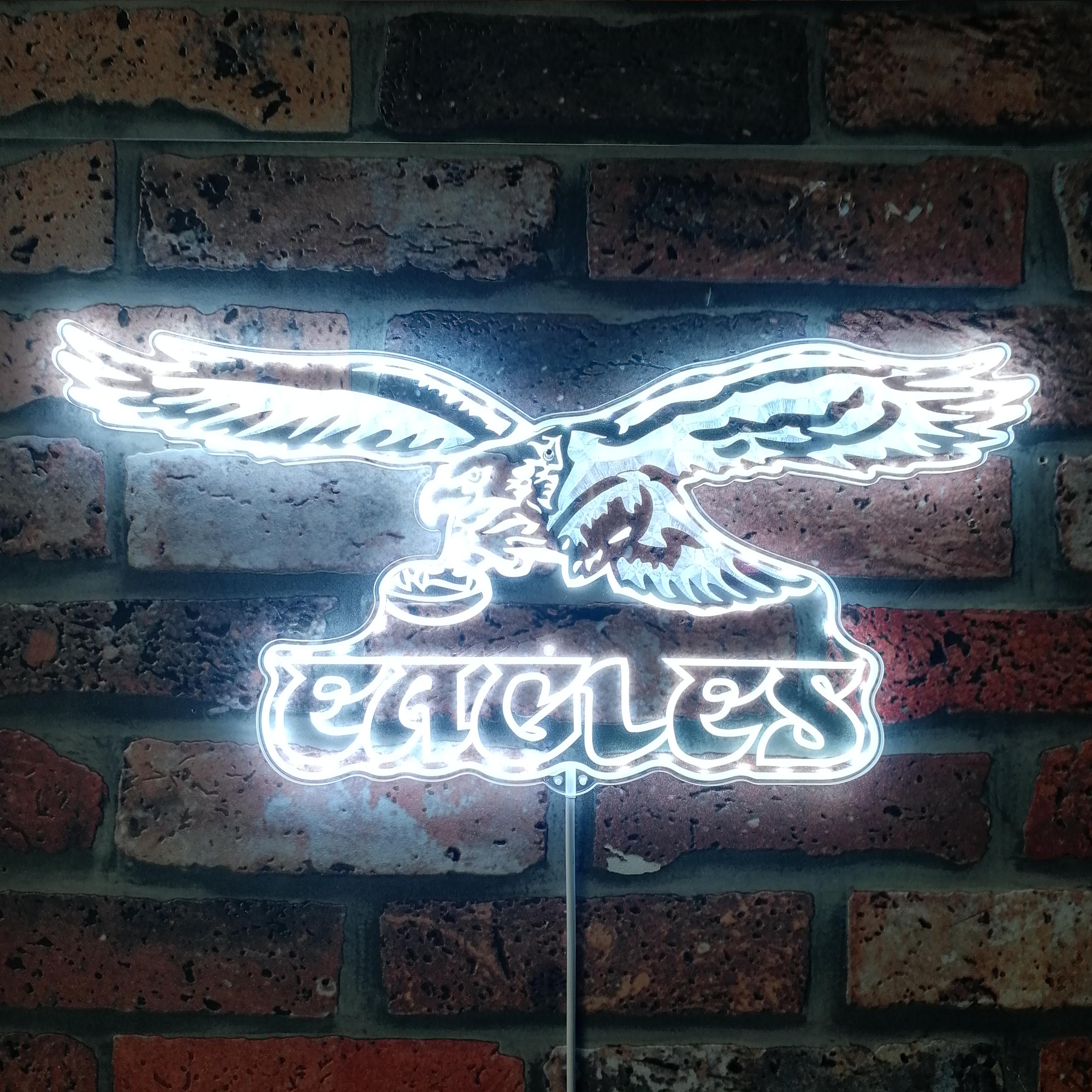 Philadelphia Eagles Dynamic RGB Edge Lit LED Sign