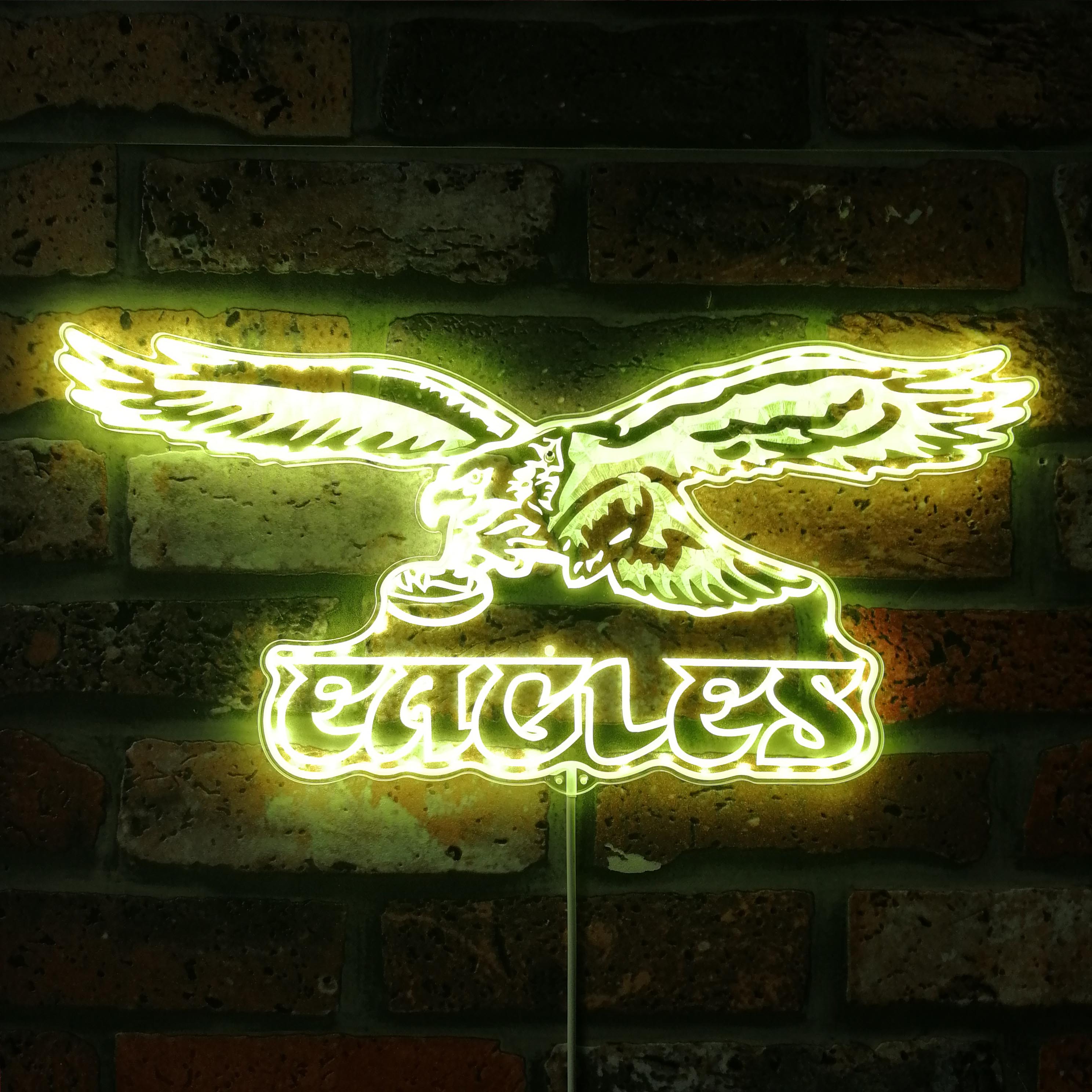 Philadelphia Eagles Dynamic RGB Edge Lit LED Sign