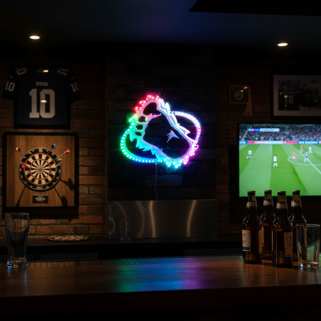 Bigfoot Neon RGB Edge Lit LED Sign