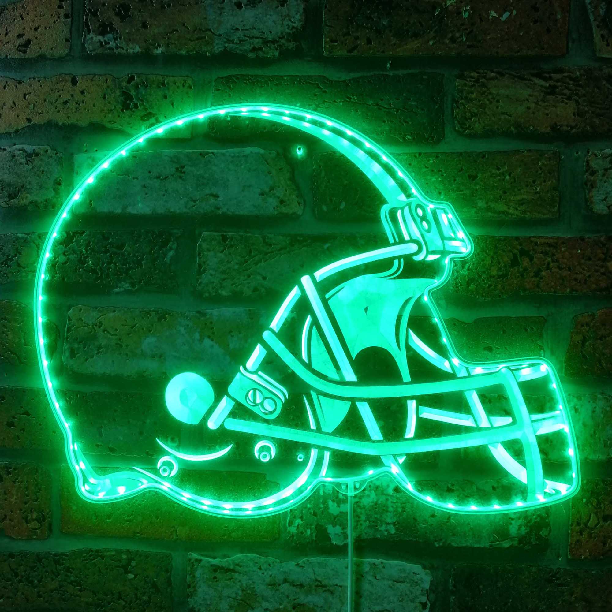 NFL Cleveland Browns Football Dynamic RGB Edge Led Light Sign