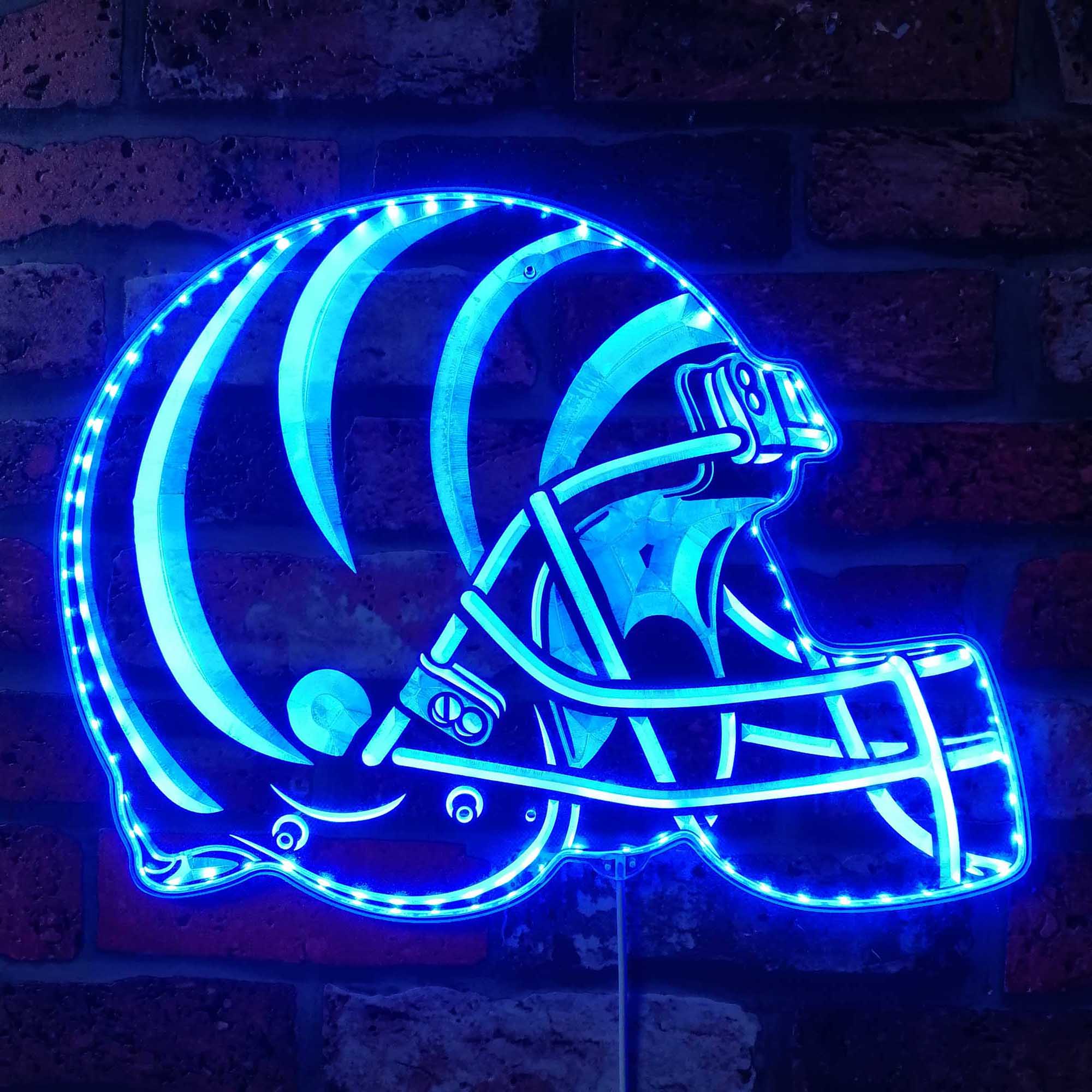 NFL Cincinnati Bengals Sport Dynamic RGB Light Neon Led Light Sign