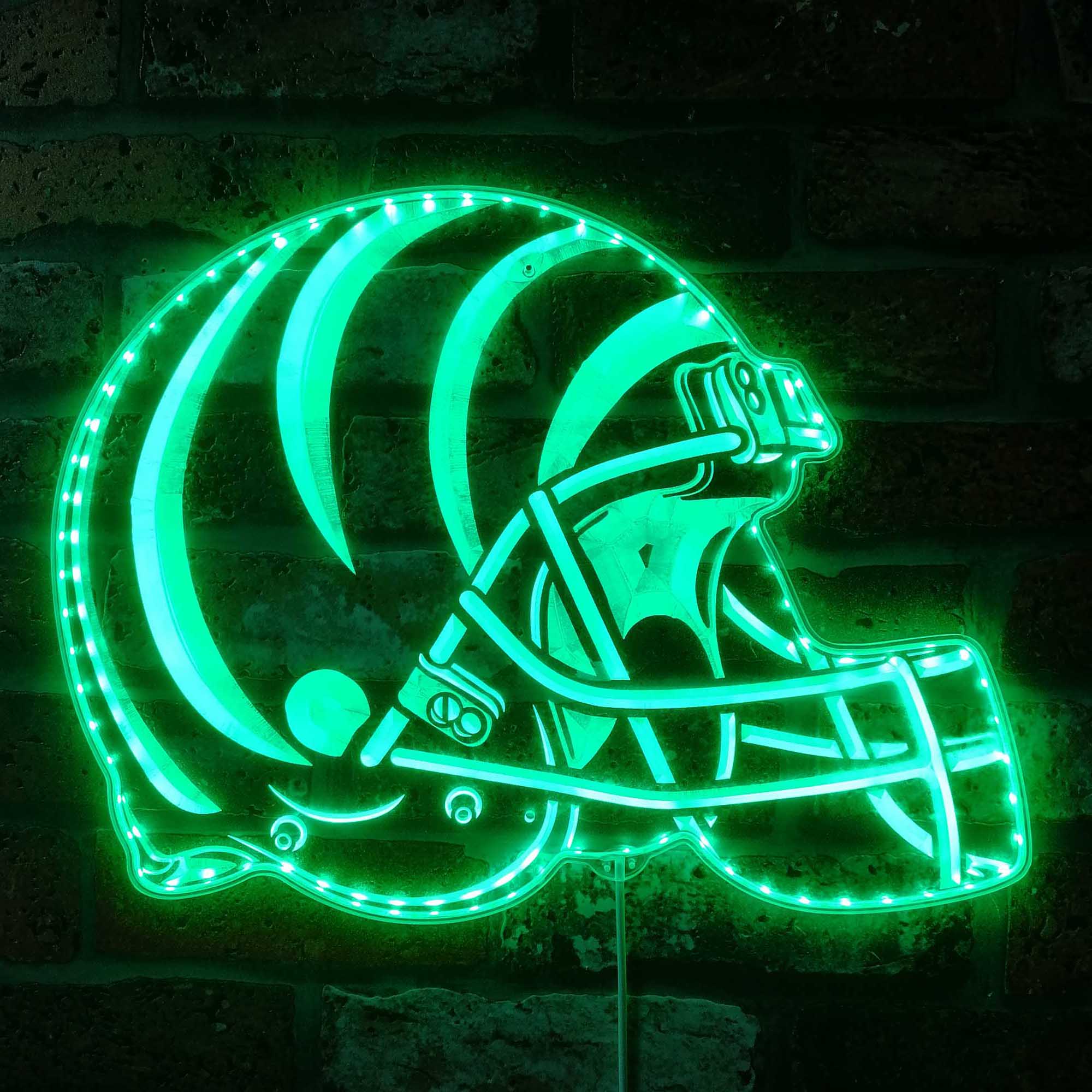 NFL Cincinnati Bengals Sport Dynamic RGB Light Neon Led Light Sign