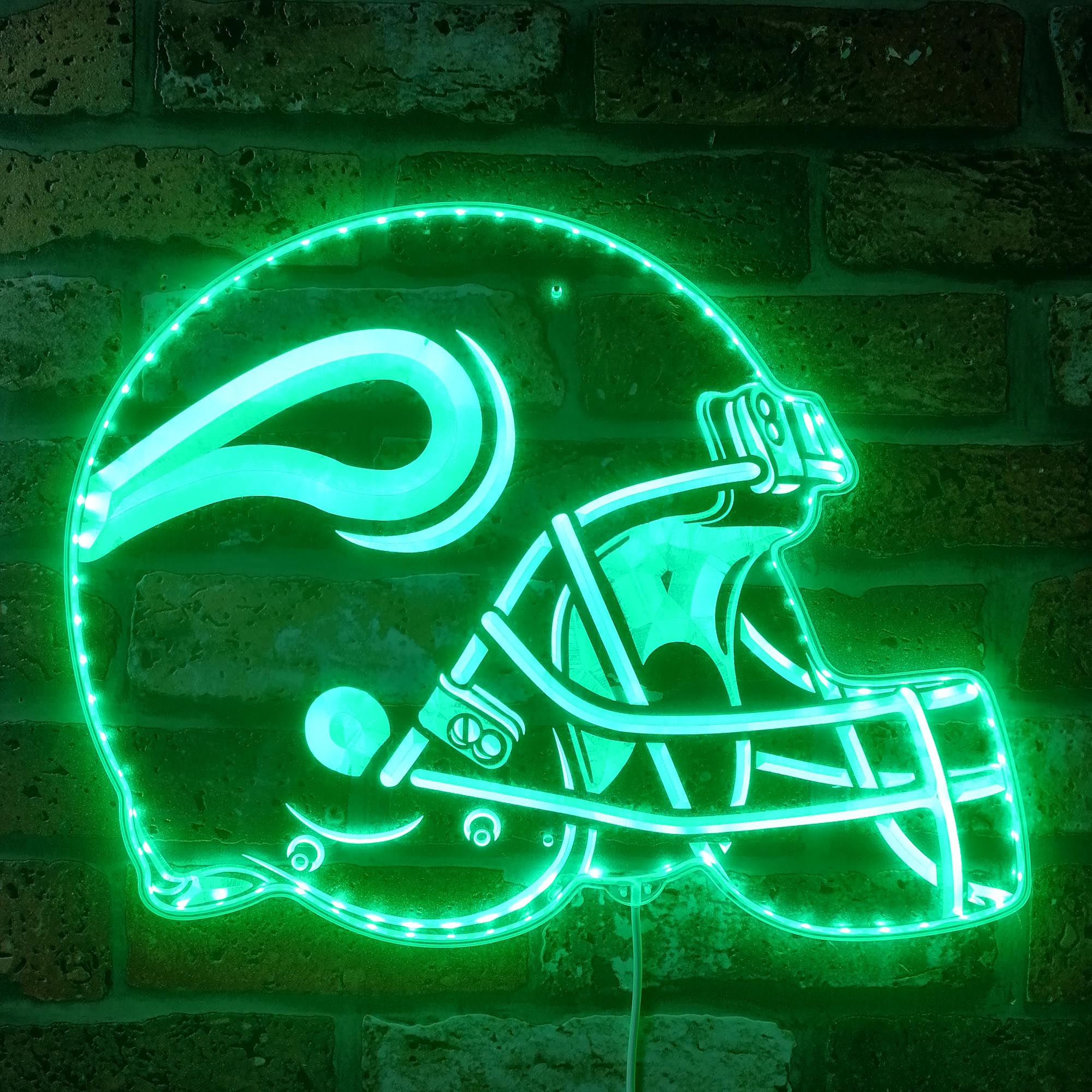 NFL Minnesota Vikings Football Dynamic RGB Edge Lit LED Light Sign