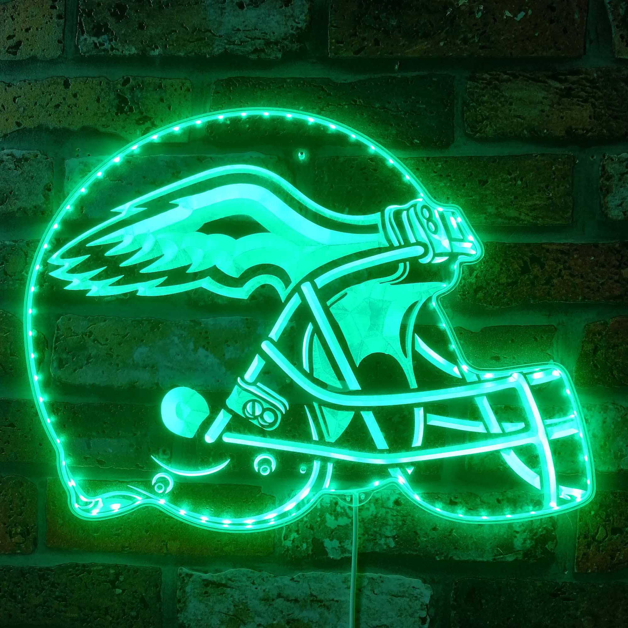 NFL Philadelphia Eagles Football Club Dynamic RGB Edge Lit LED Sign