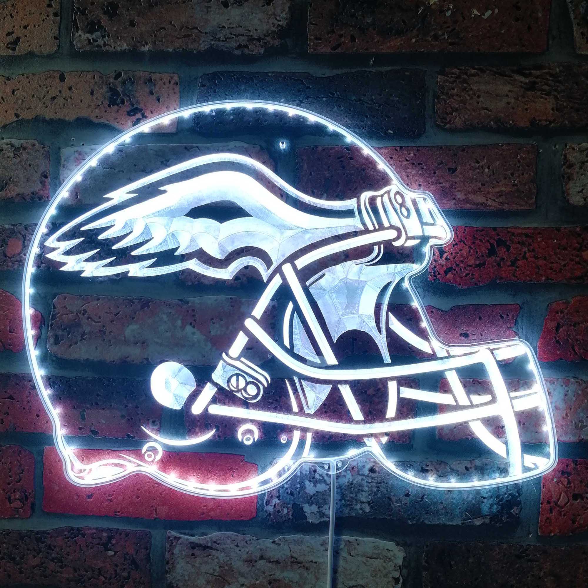 NFL Philadelphia Eagles Football Club Dynamic RGB Edge Lit LED Sign