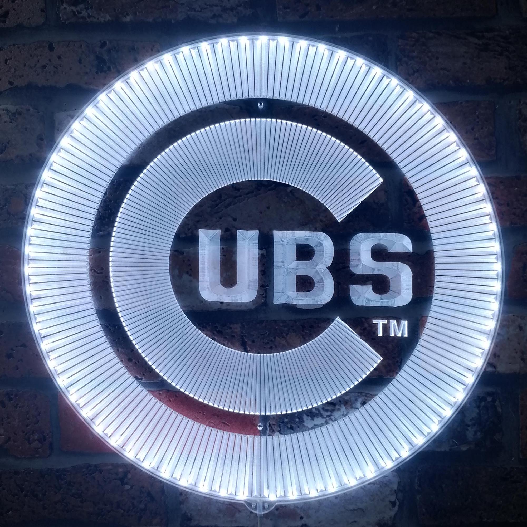 Chicago Cubs Dynamic RGB Edge Lit LED Sign