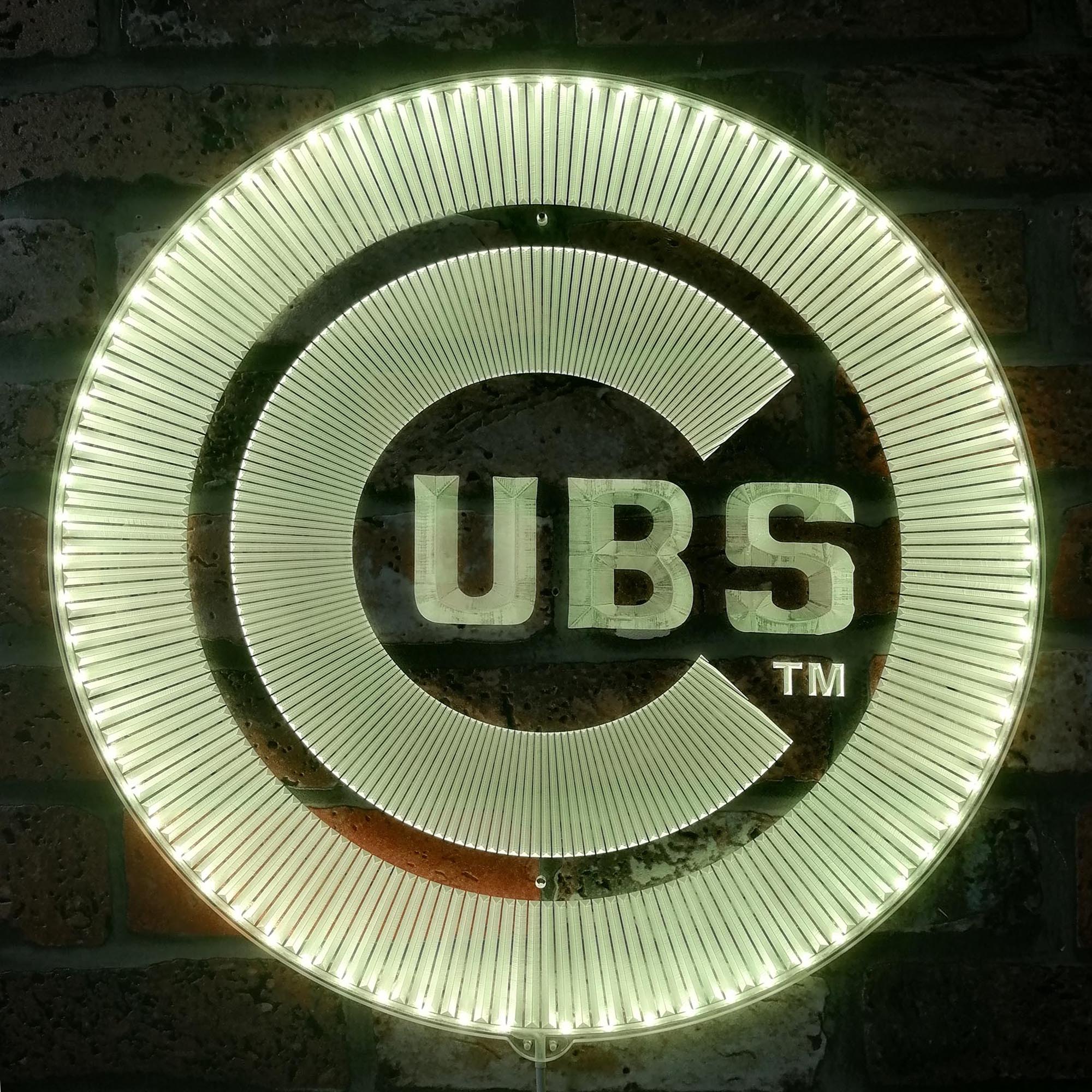 Chicago Cubs Dynamic RGB Edge Lit LED Sign