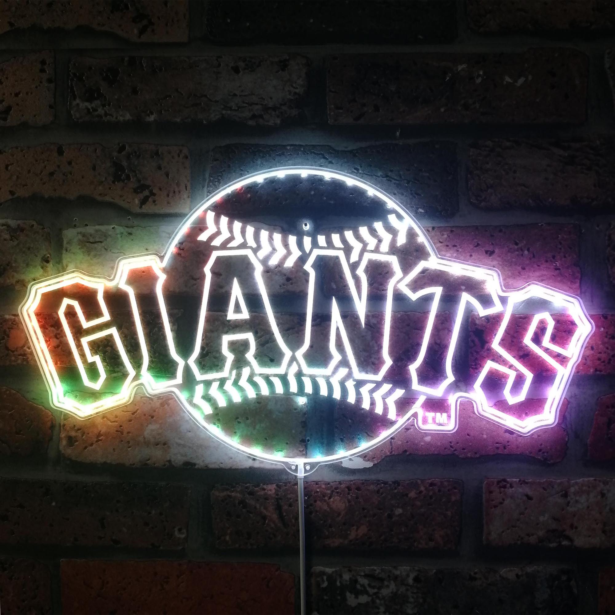 New York Giants Dynamic RGB Edge Lit LED Sign