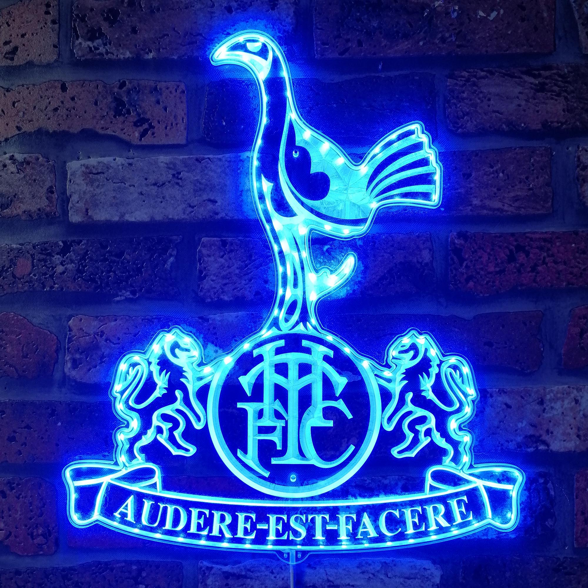 Tottenham Hotspur UK Football Dynamic RGB Edge Lit LED Sign