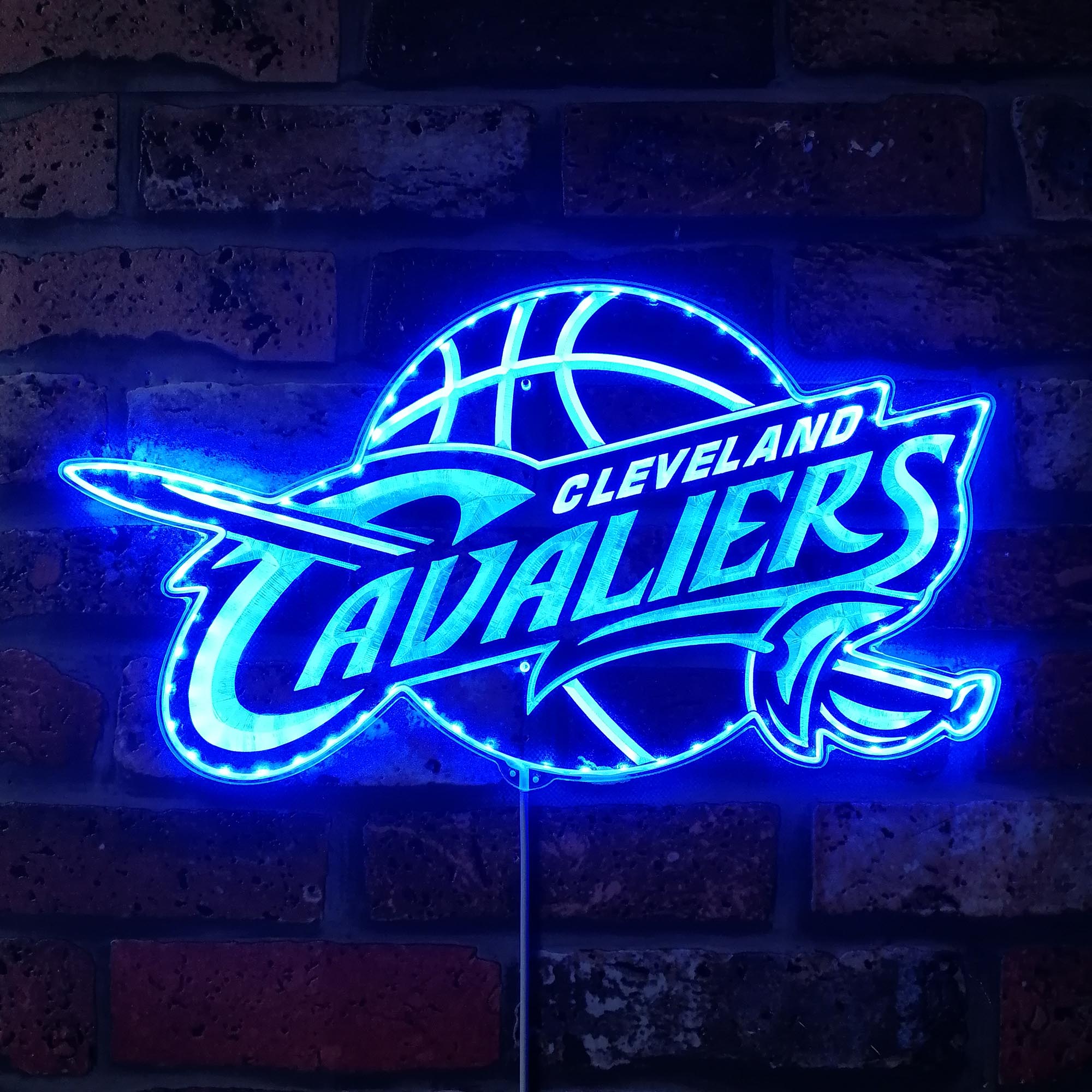 Cleveland Cavaliers Dynamic RGB Edge Lit LED Sign