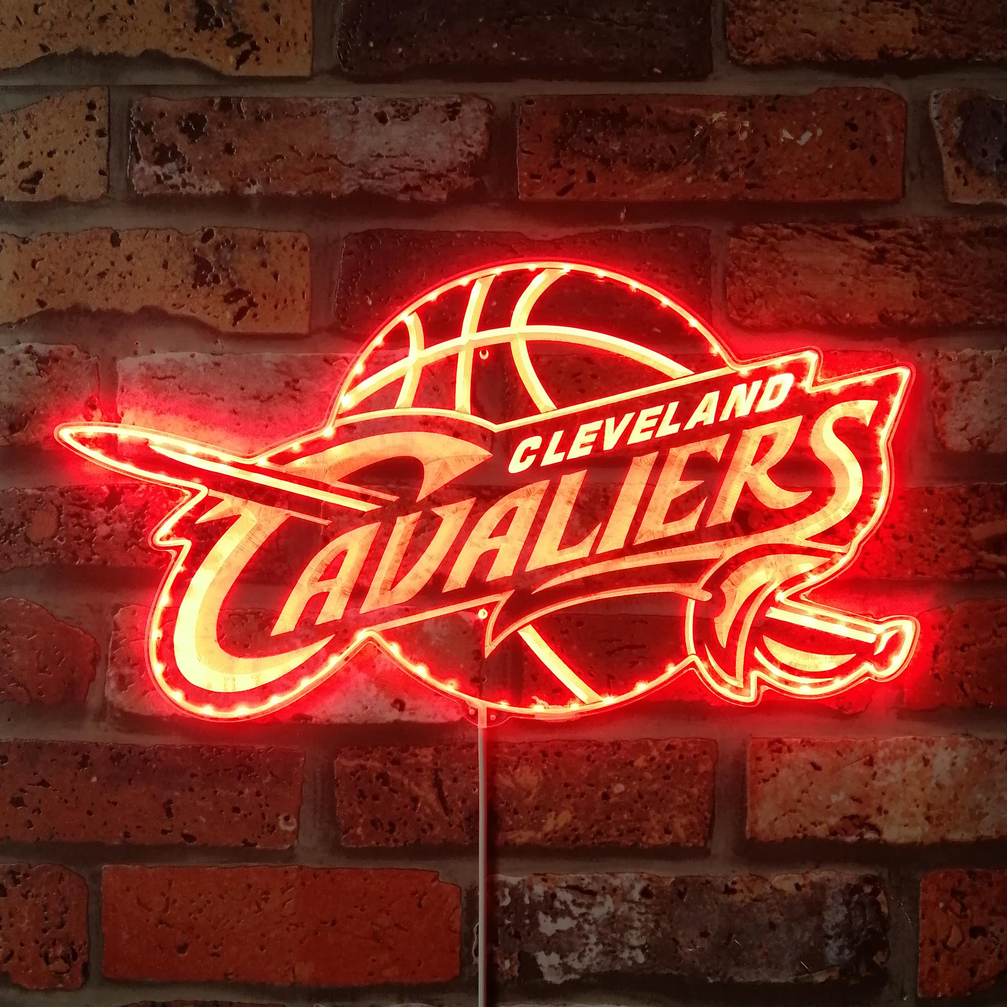 Cleveland Cavaliers Dynamic RGB Edge Lit LED Sign