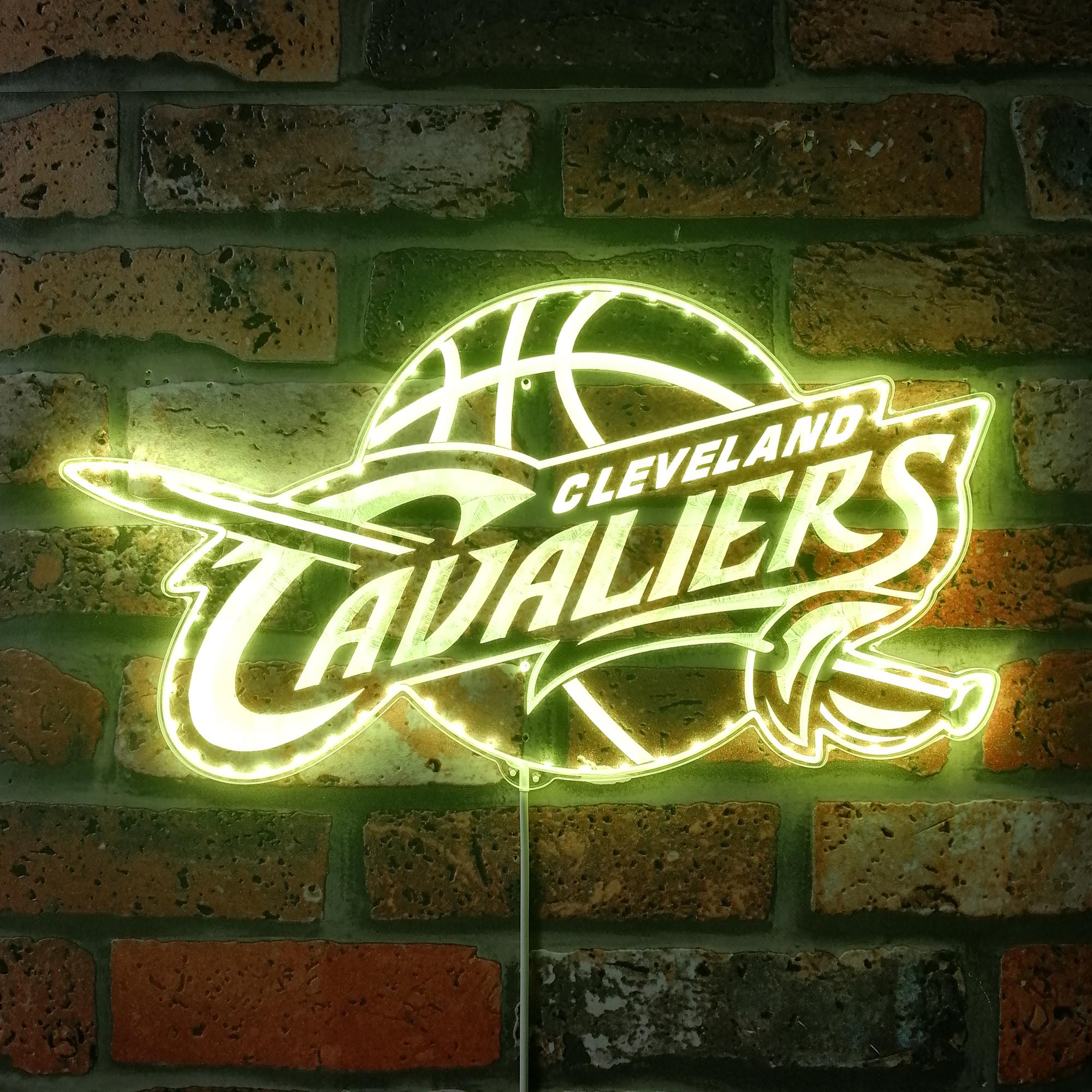 Cleveland Cavaliers Dynamic RGB Edge Lit LED Sign