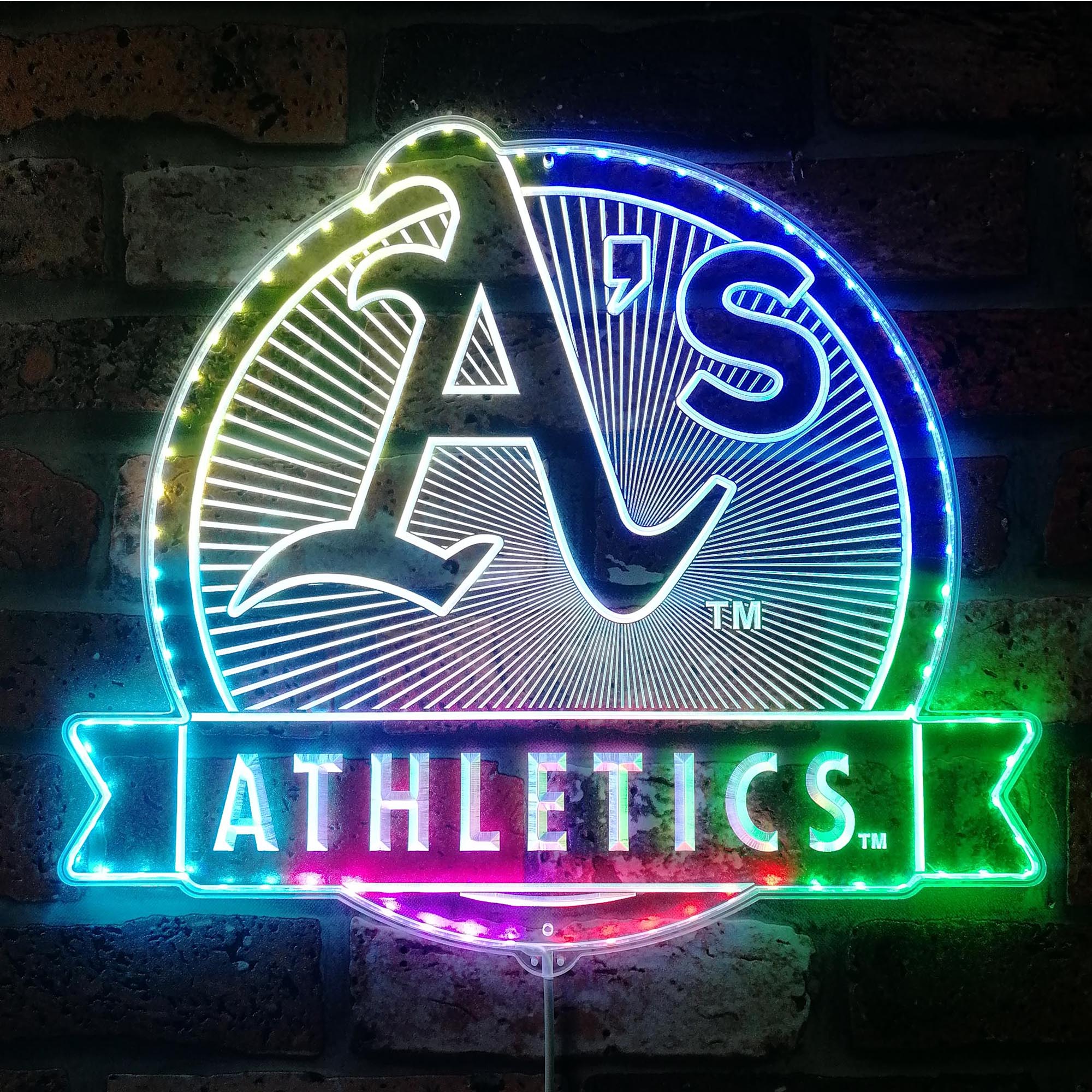 Athletics Dynamic RGB Edge Lit LED Sign